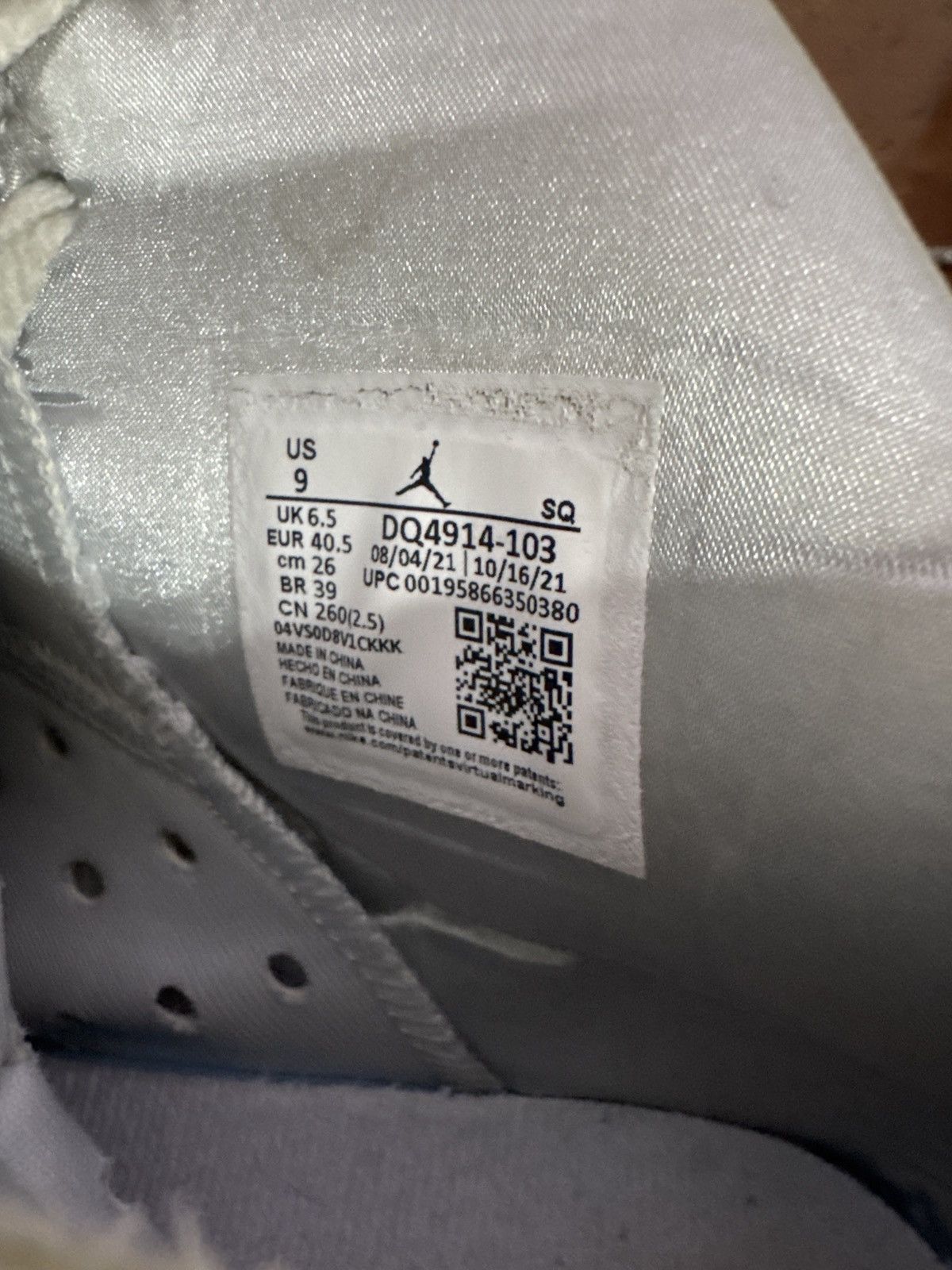 Jordan Brand Jordan 6 Mint Foam Size US 9 / IT 39 - 6 Thumbnail