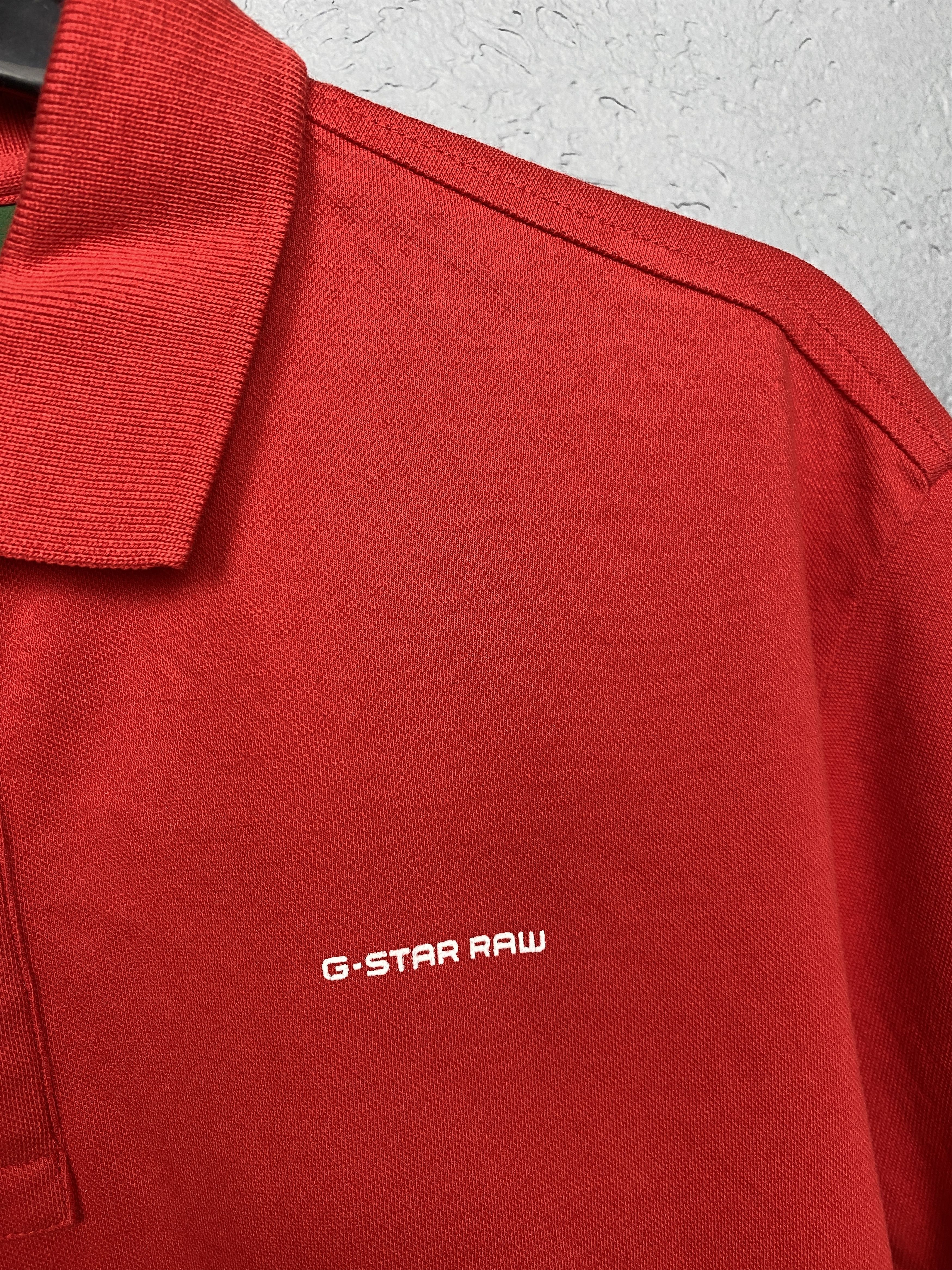 G-Star G Star Raw Vintage Mens Oluv Slim Polo Shirt Size US XL / EU 56 / 4 - 3 Thumbnail