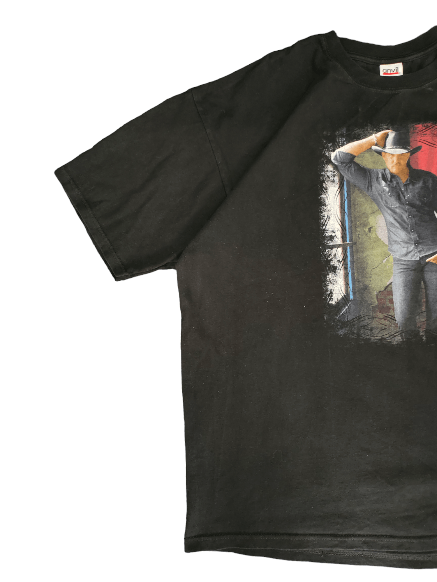 Band Tees Vintage 00s Trace Adkins American Man Tour 2008 T-Shirt Y2k Size US XXL / EU 58 / 5 - 6 Thumbnail