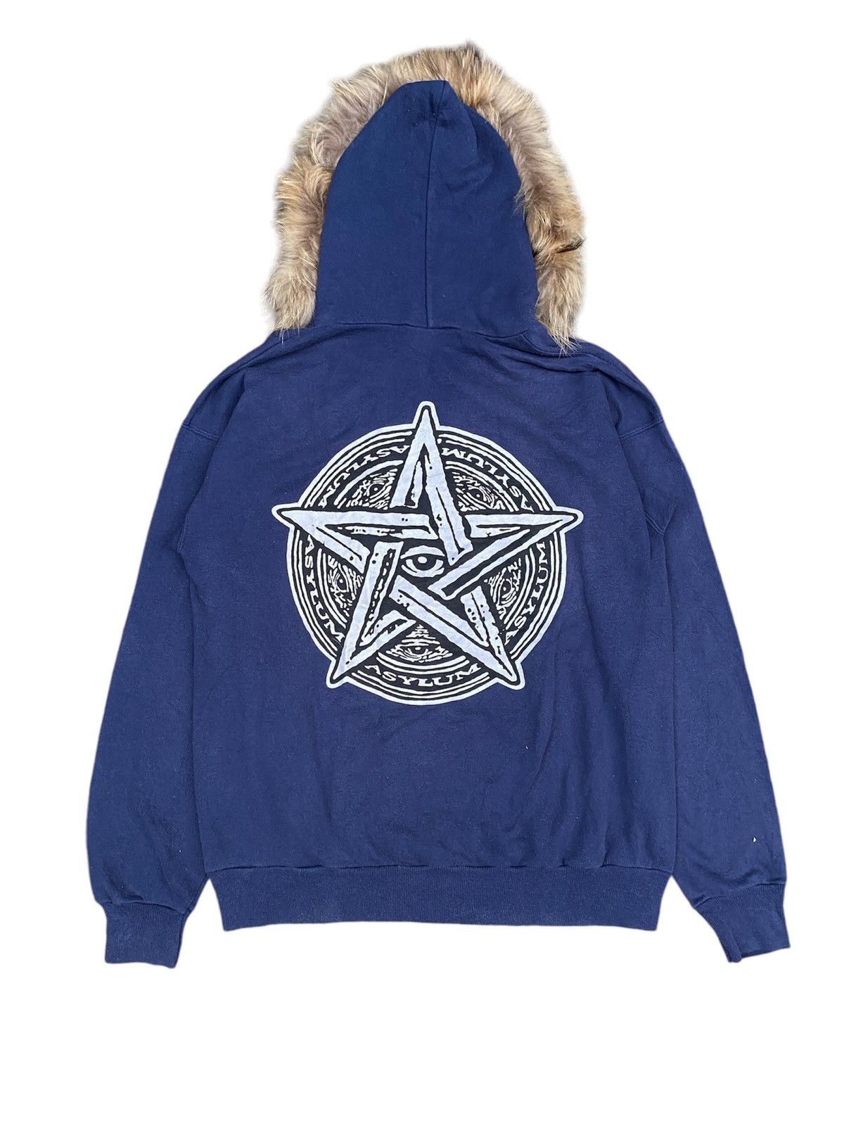 If Six Was Nine × Japanese Brand × Le Grande Bleu (L.G.B.) Asylum Tribal Fur Hoodie Ifsixwasnine Lgb style Size US L / EU 52-54 / 3 - 2 Thumbnail