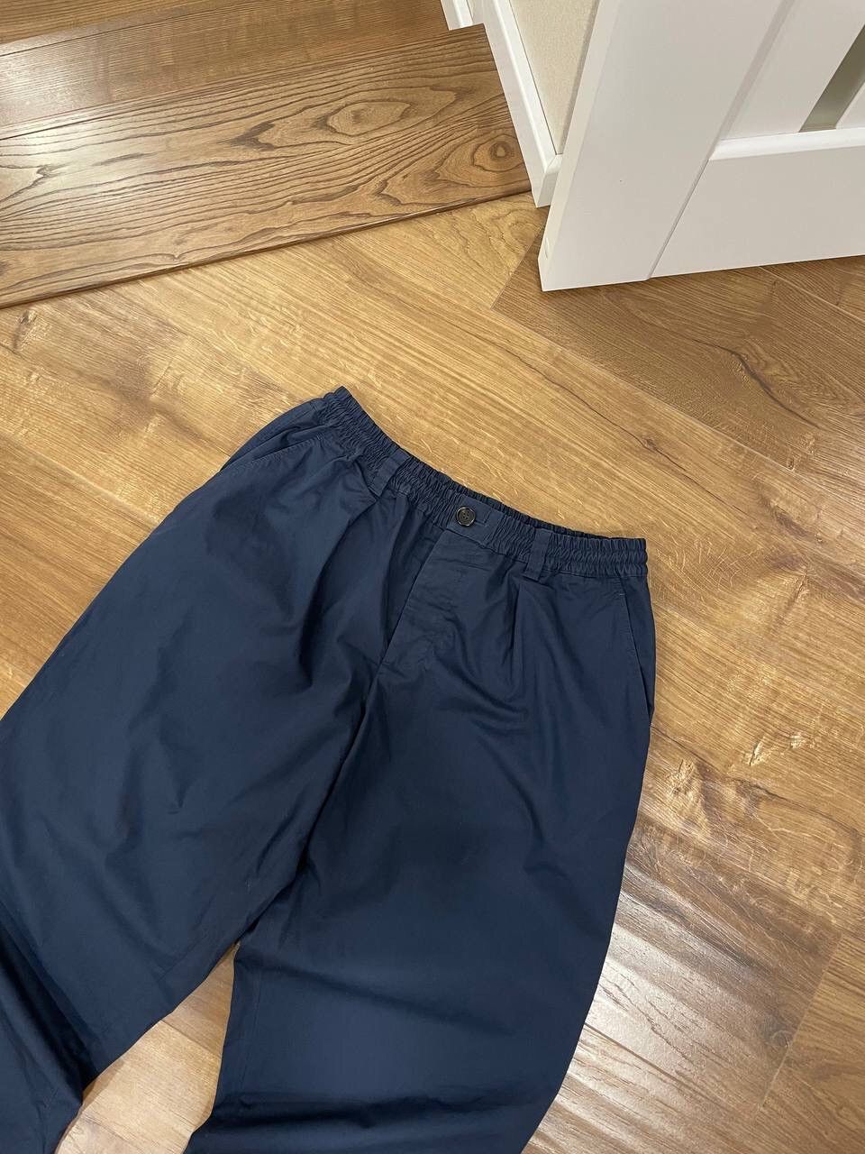 Marni × Vintage Vintage Marni Casual Cropped Blue Pants Joggers Trousers Size US 34 / EU 50 - 13 Thumbnail