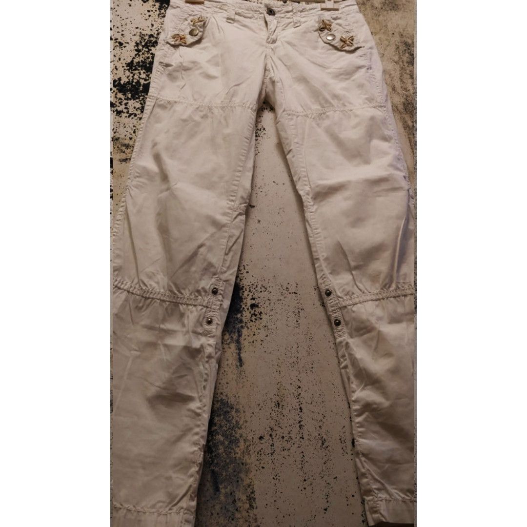 Japanese Brand × Vintage Seashells Flared Pants Raver y2k opium goth Alt Cyber Size 26" / US 2 / IT 38 - 1 Thumbnail
