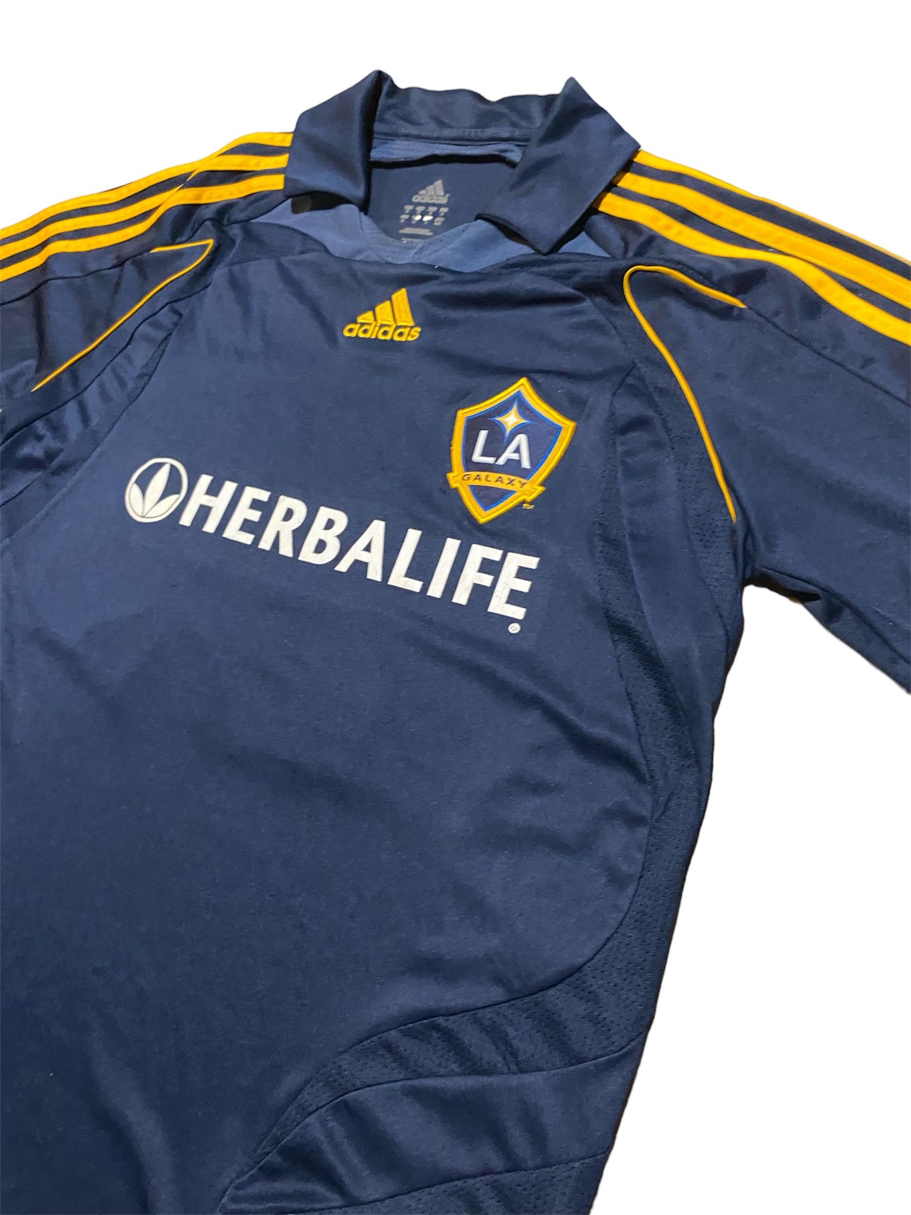 Adidas × Vintage Beckham Vintage LA Galaxy 08-07 Adidas Away Kit Size US M / EU 48-50 / 2 - 2 Thumbnail