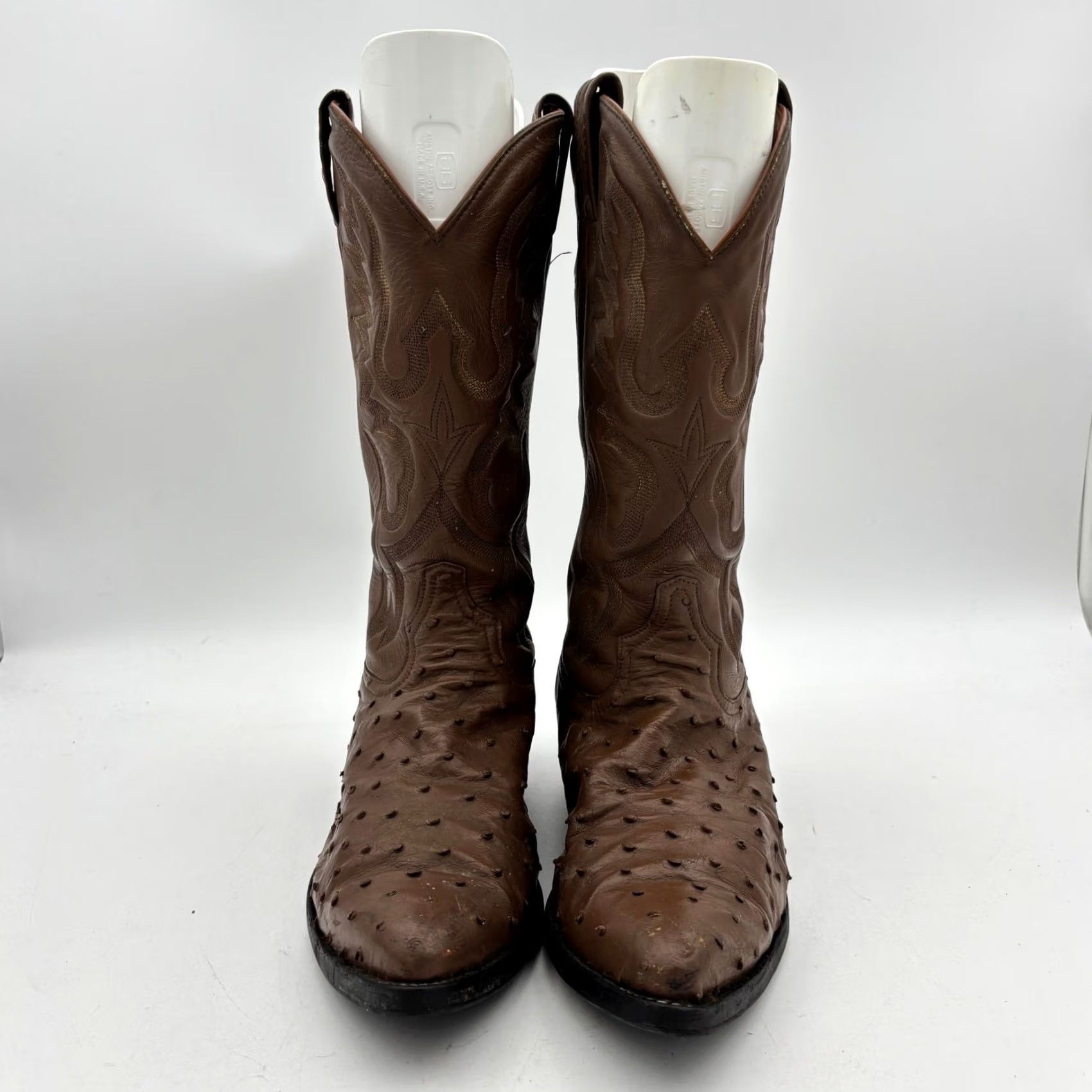 Tony Lama Tony Lama Western Boots Ostrich Leather Cowboy 9.5 EE Men's Size US 10 / EU 43 - 2 Thumbnail