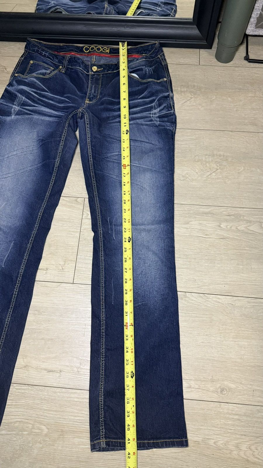 Coogi Y2K 2000s Women’s Coogi Flared Embroidered Denim Jeans Size 36" / US 14 / IT 50 - 3 Thumbnail