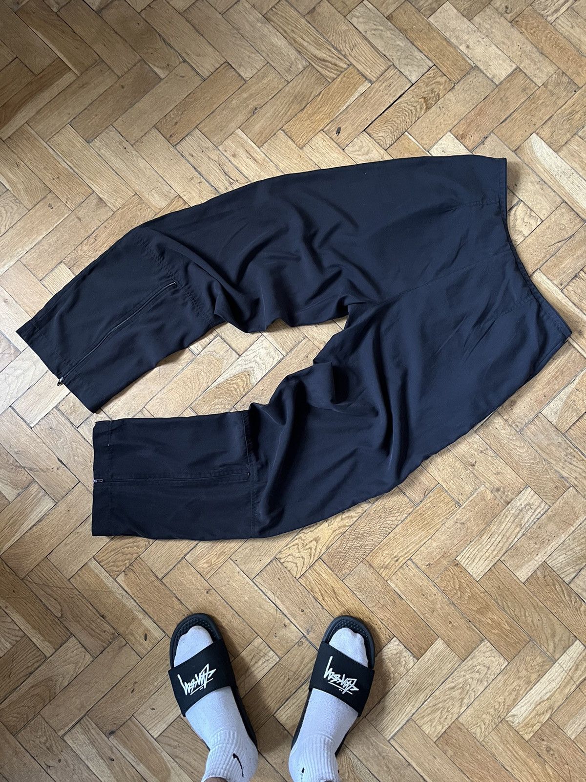 Nike Vintage Nike Japanese Fit Baggy Track Pants Nylon Drill Size US 34 / EU 50 - 8 Thumbnail