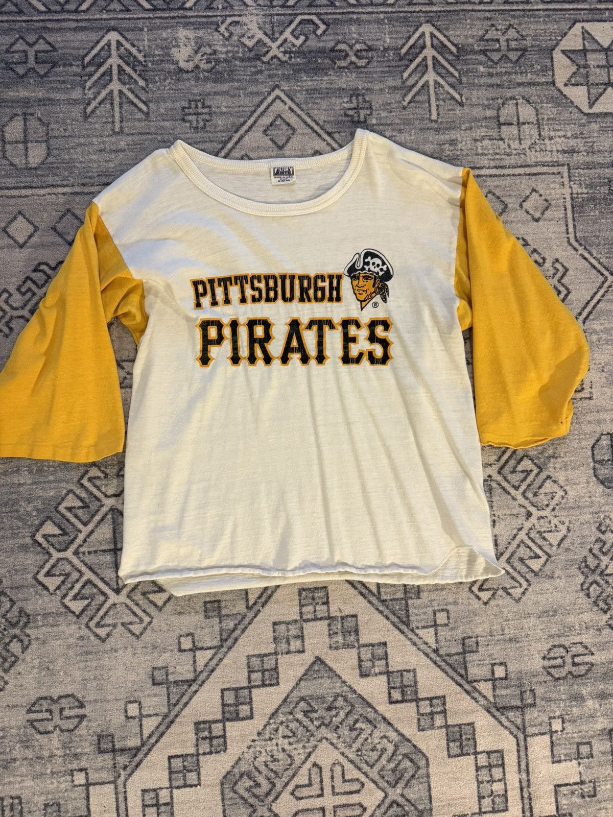 MLB × Vintage 70’s vintage MLB pirates Victory Knit ringer tee Size US M / EU 48-50 / 2 - 1 Thumbnail