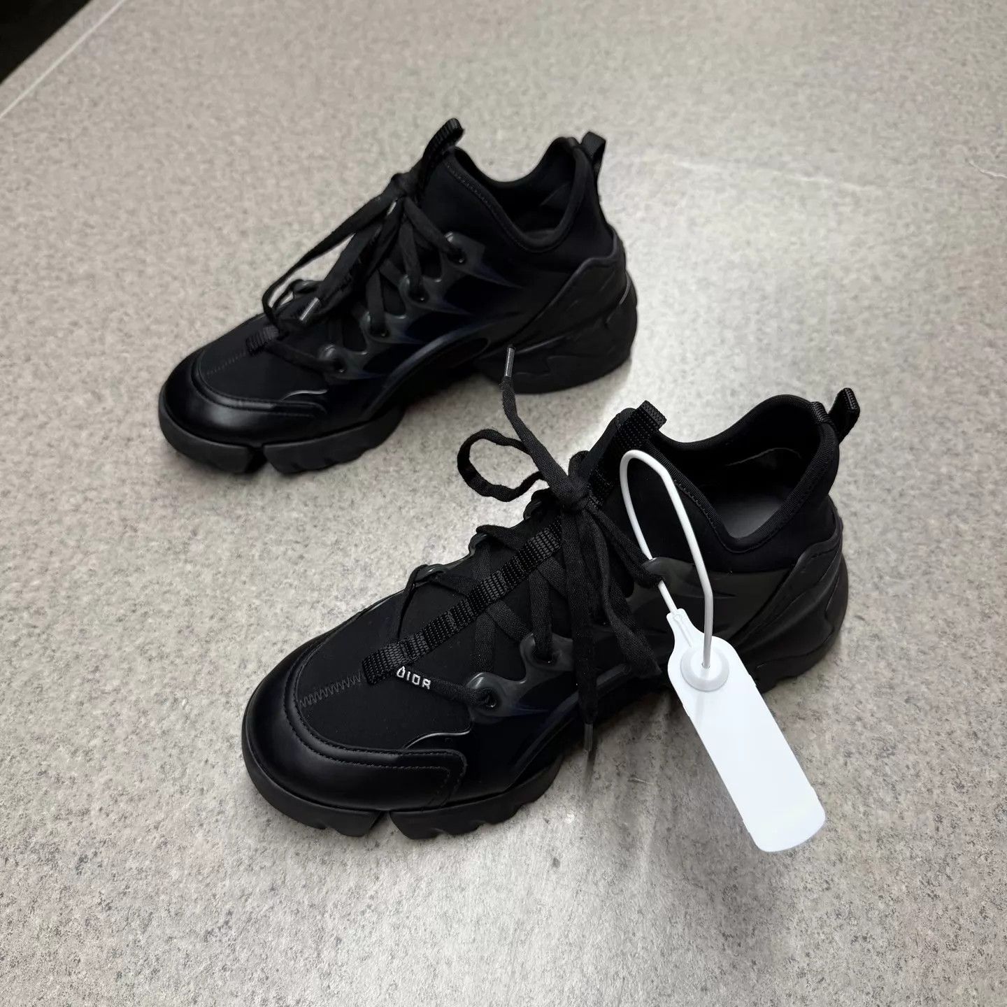Dior Dior D-Connect Black Dad Shoe 37.5 Lightly Used Size US 7 / IT 37 - 5 Thumbnail