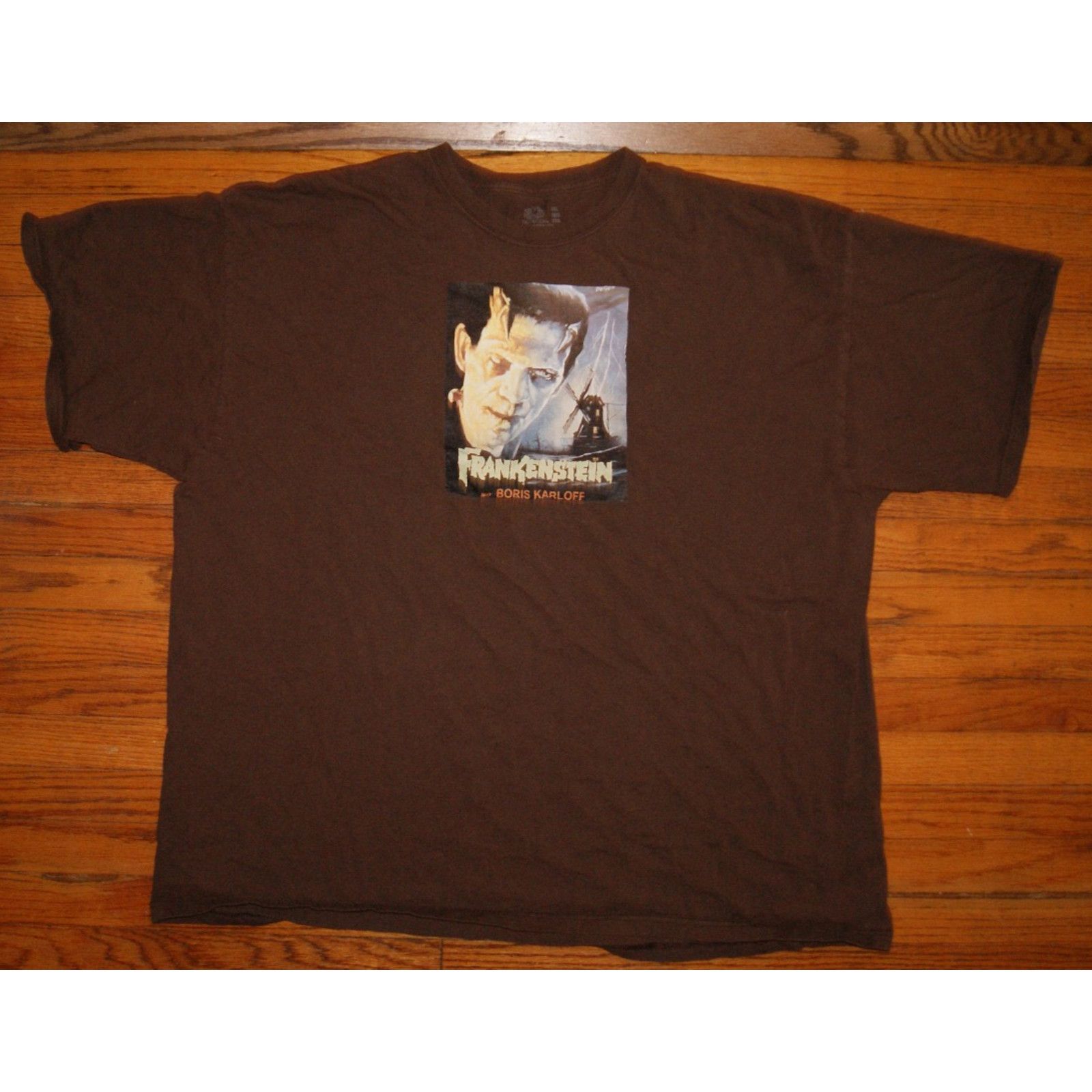 Fruit Of The Loom VTG Y2K Frankenstein Boris Karloff 3XL TShirt Classic Horror Size US XXL / EU 58 / 5 - 3 Thumbnail