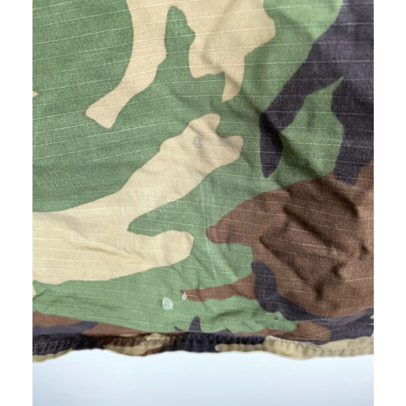 Vintage VINTAGE Army Woodland Camo Hot Weather Combat Jacket Adult Medium Camouflage Patch Mens Jacket Size US M / EU 48-50 / 2 - 5 Thumbnail