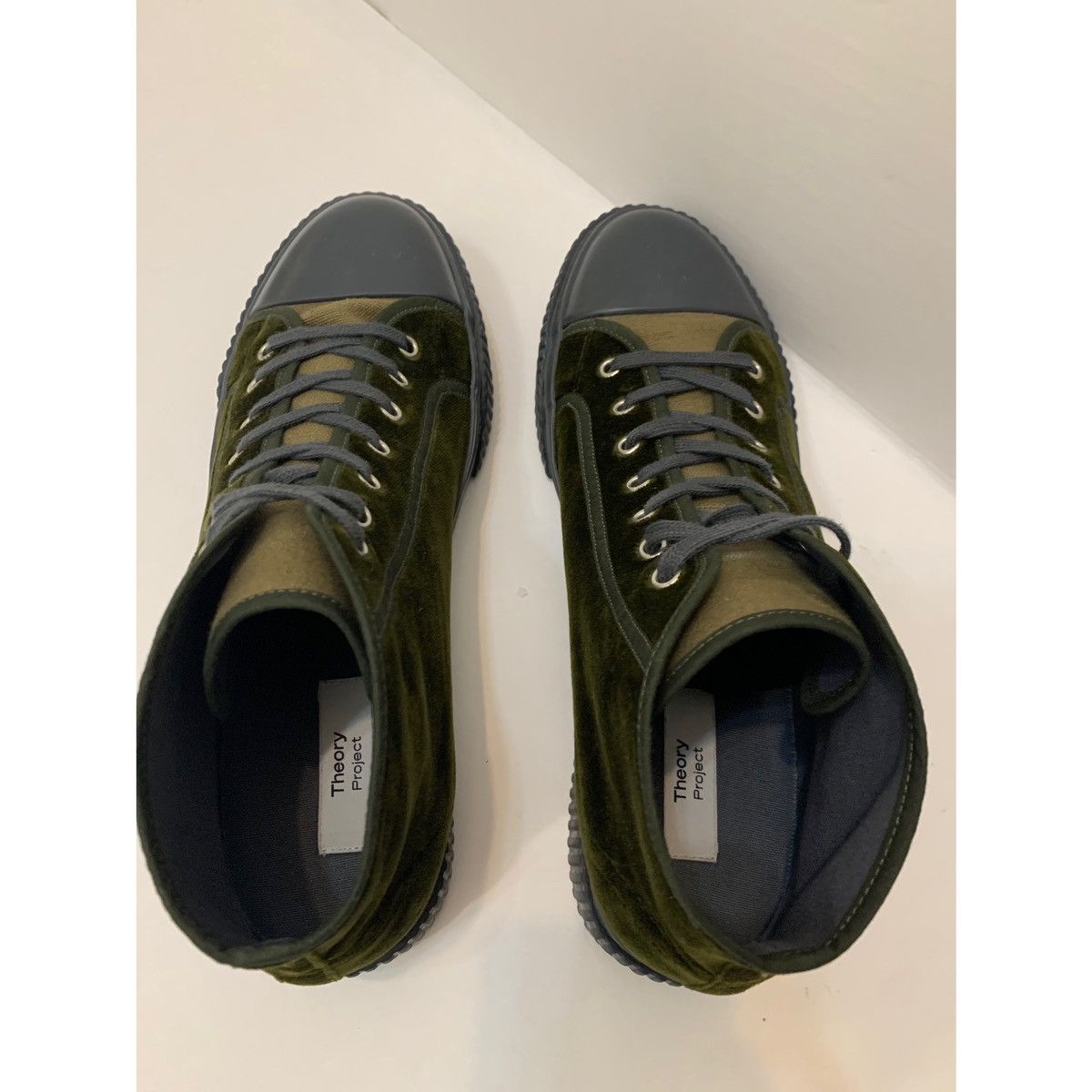 Theory THEORY CHUNKY VELVET HI-TOP SNEAKER Size US 11 / EU 44 - 11 Thumbnail