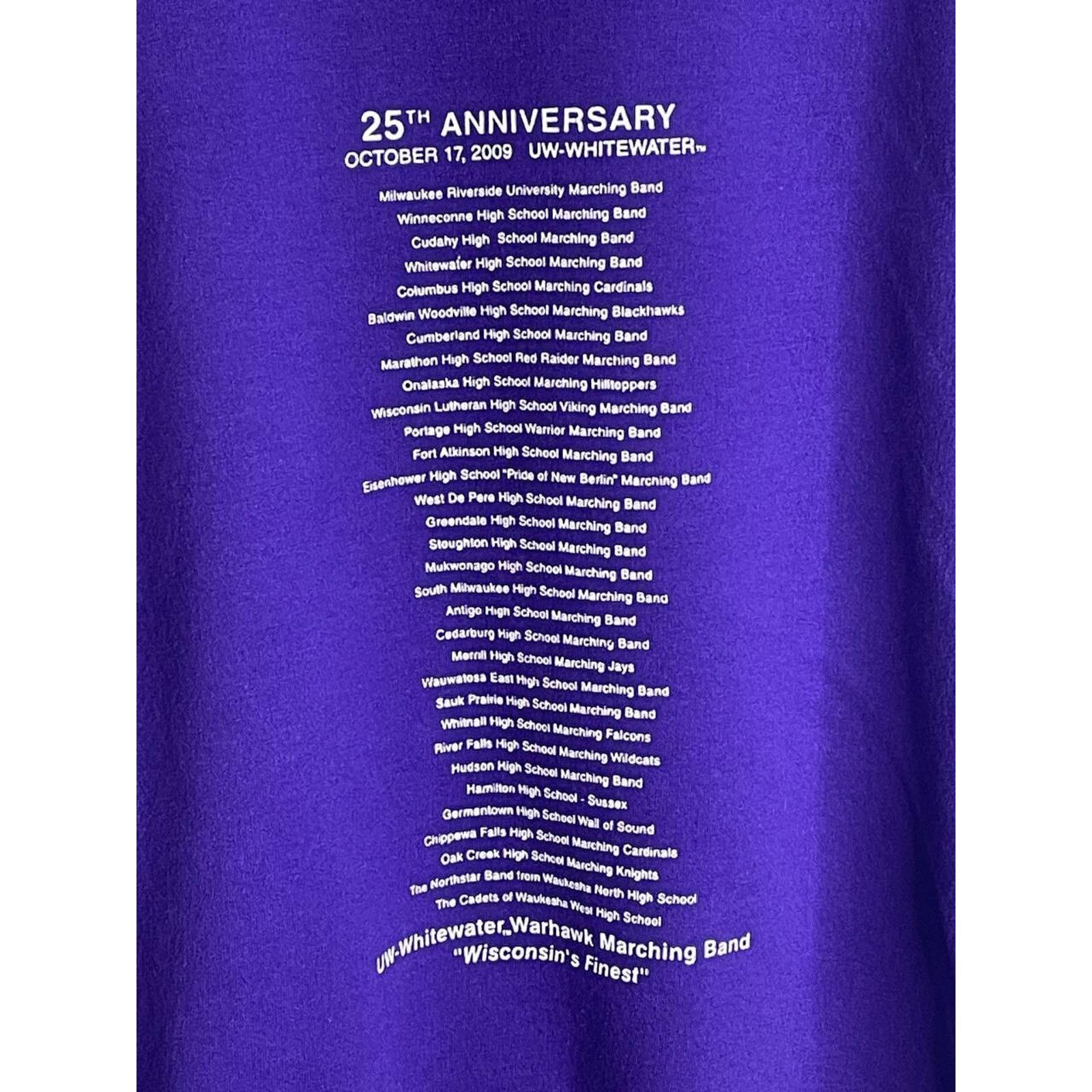 Vintage Vintage WSMA 25th Anniversary Band Hoodie Purple Size XL Size US XL / EU 56 / 4 - 8 Thumbnail