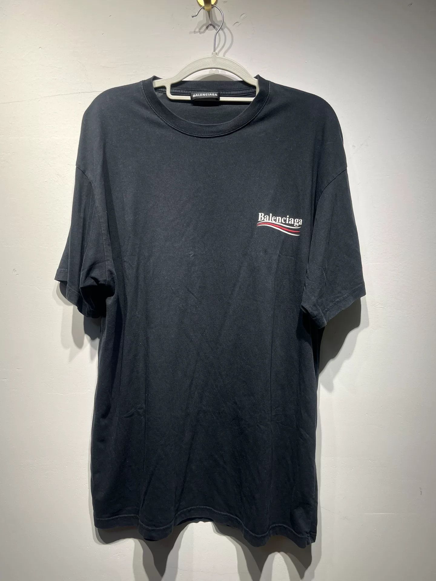 Balenciaga Balenciaga Casual Printed Black T-Shirt S Men Size US S / EU 44-46 / 1 - 1 Thumbnail