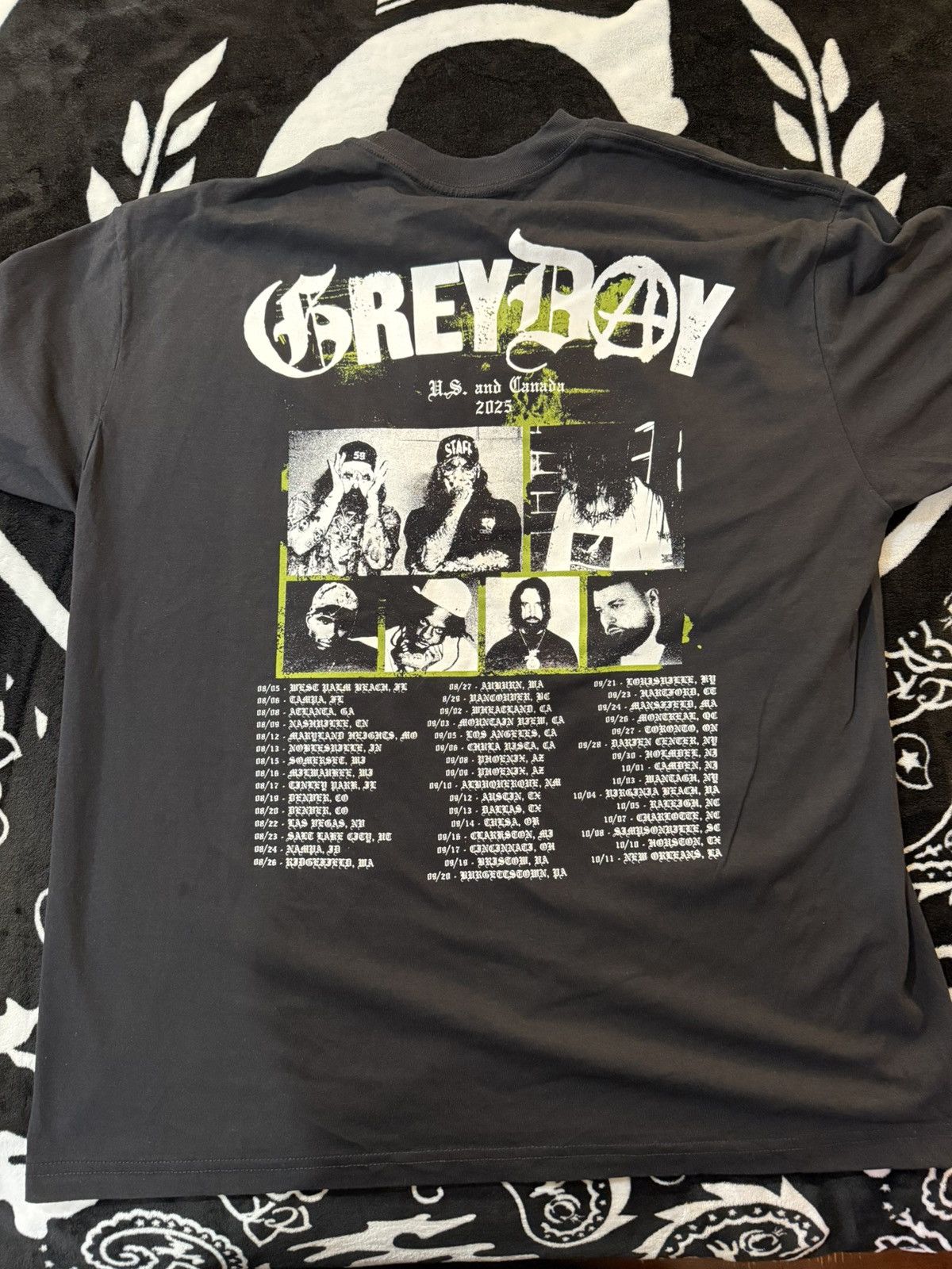 G59 Records GreyDay 2025 Tour Tee Size US XXL / EU 58 / 5 - 3 Thumbnail