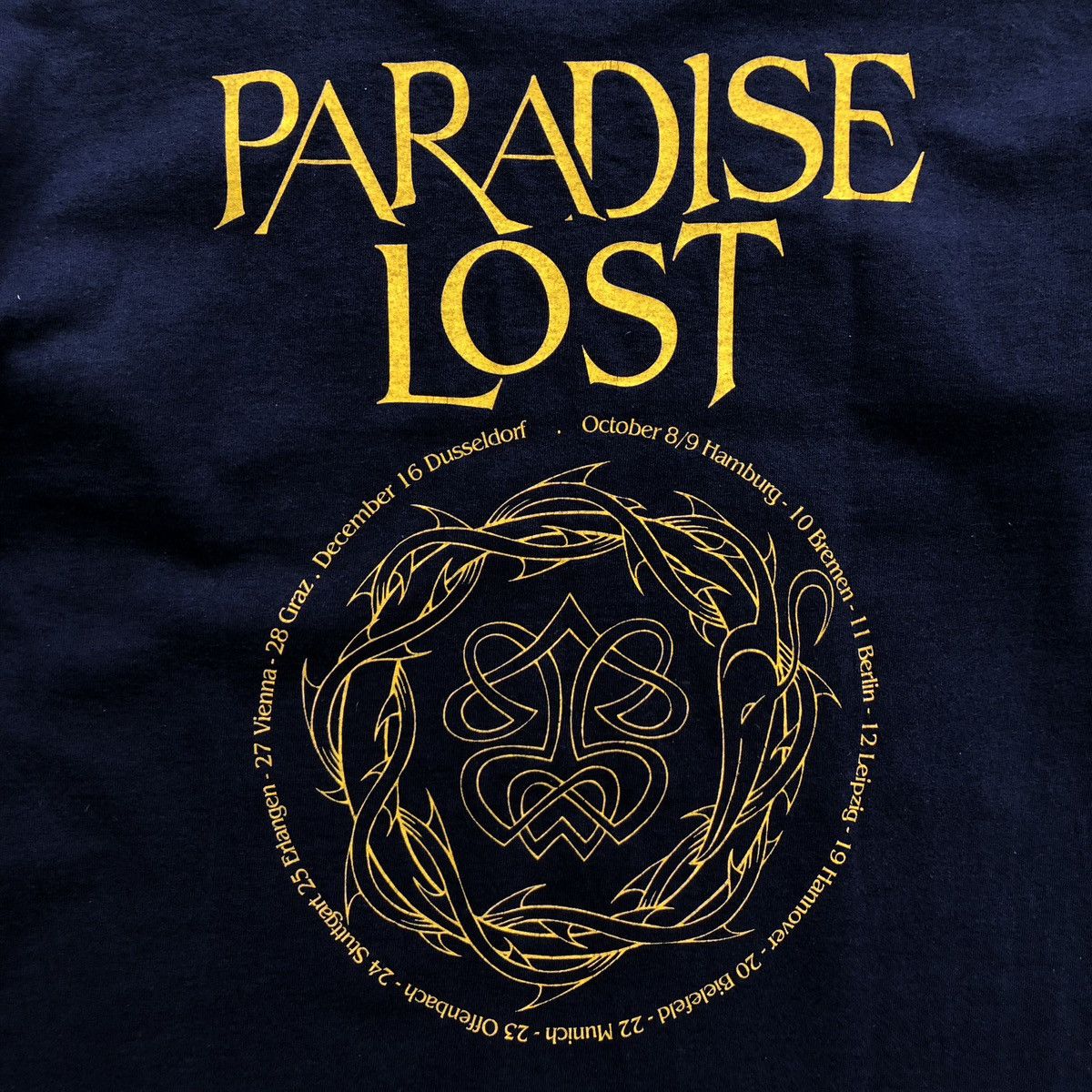 Band Tees × Vintage Paradise Lost 1995 Draconian Times Tour 90’s Long Sleeve Size US L / EU 52-54 / 3 - 7 Thumbnail