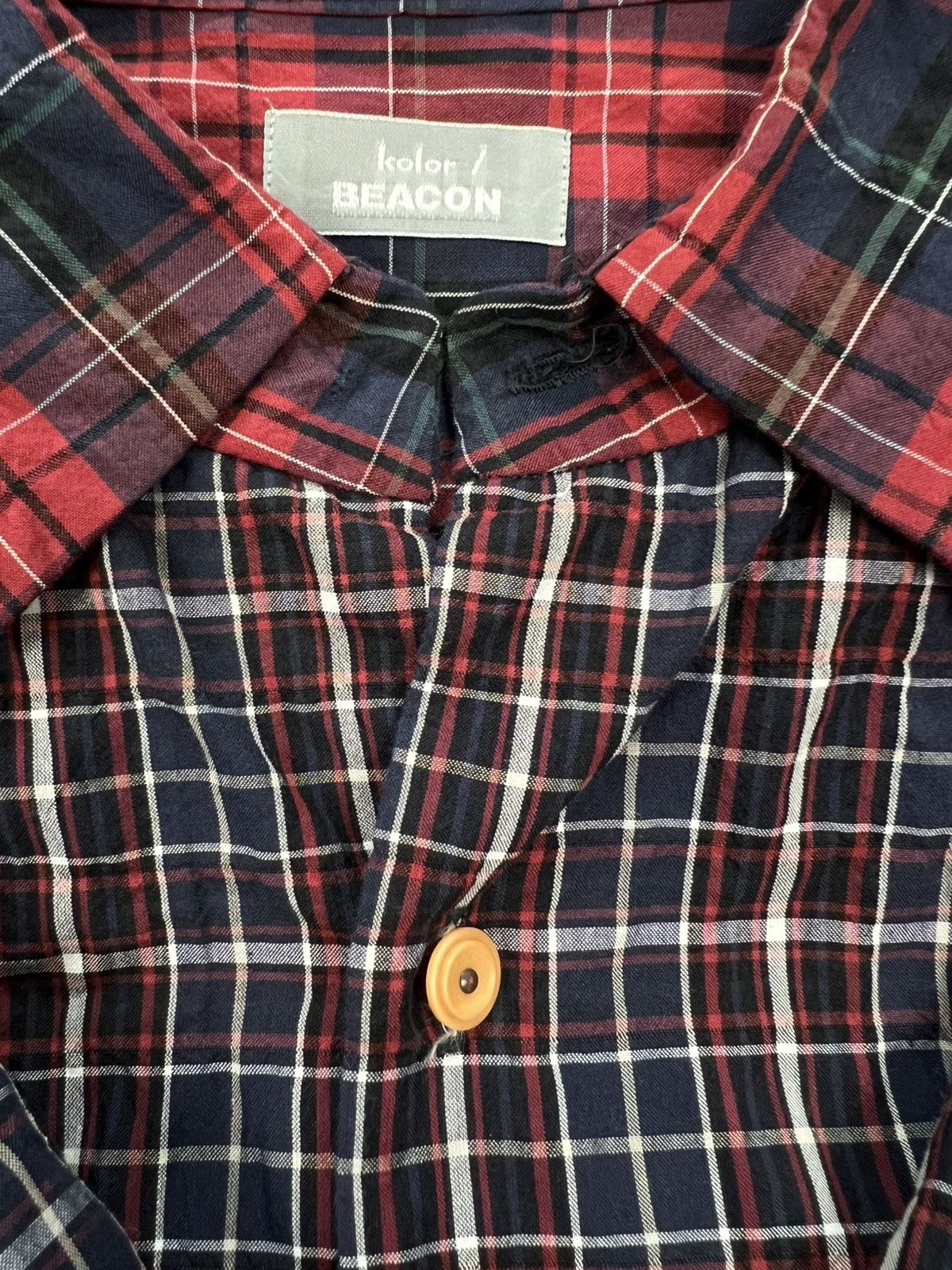 Kolor Kolor Beacon Reconstructed Plaid Shirt Size US S / EU 44-46 / 1 - 12 Thumbnail