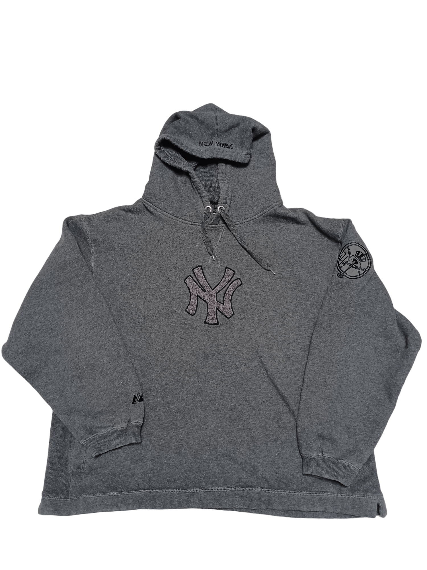 Majestic MAJESTIC NEW YORK YANKEES BIGLOGO EMBROIDERED BIGSIZE HOODIE Size US XXL / EU 58 / 5 - 1 Thumbnail