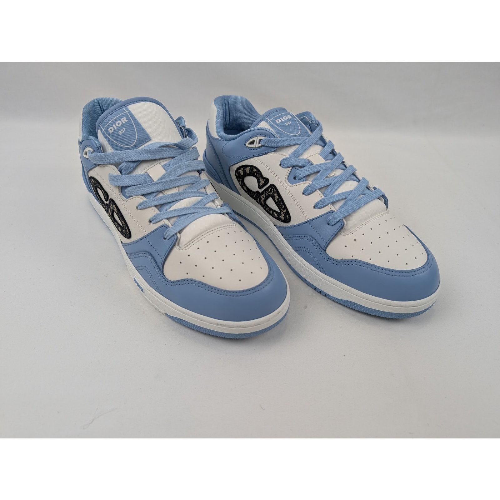 Dior o1rshd1 M-B57 LT Calf Sneakers in Light Blue Size US 12 / EU 45 - 5 Thumbnail