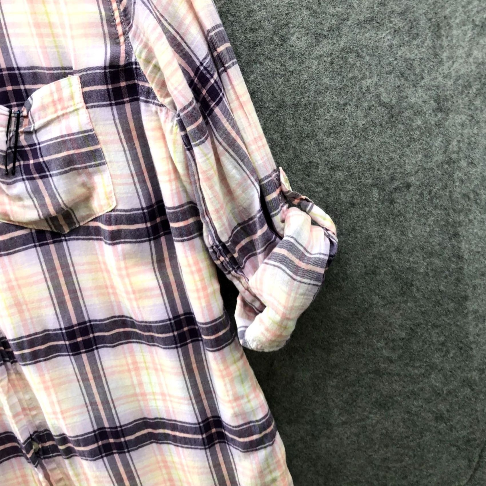 Victoria's Secret Victoria's Secret Pajama Shirt Dress Womens 4 Pink Plaid Tie Waist Robe Lounge Shirt Dress Size S / US 4 / IT 40 - 3 Thumbnail