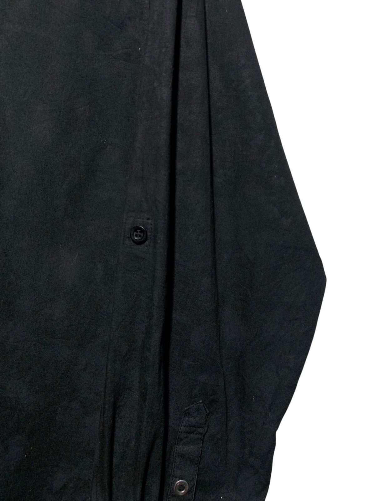 If Six Was Nine Y2k Euphuistic laces synthetic leather bleached gothic shirt Size US L / EU 52-54 / 3 - 4 Thumbnail