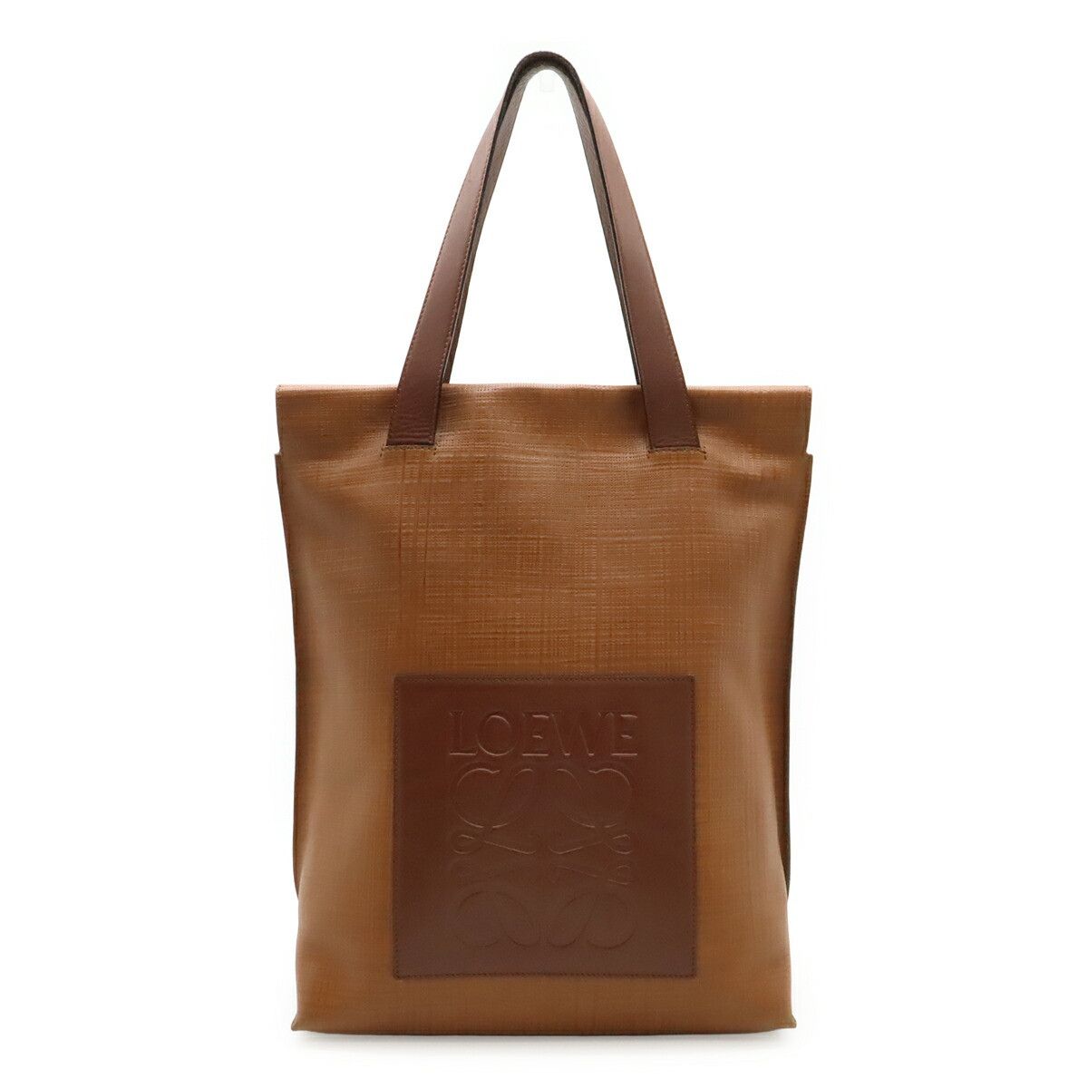 Loewe Loewe Loewe Linen Tote Bag Leather Tote Bag 33017K01 DUTY FREE for USA Size ONE SIZE - 1 Thumbnail