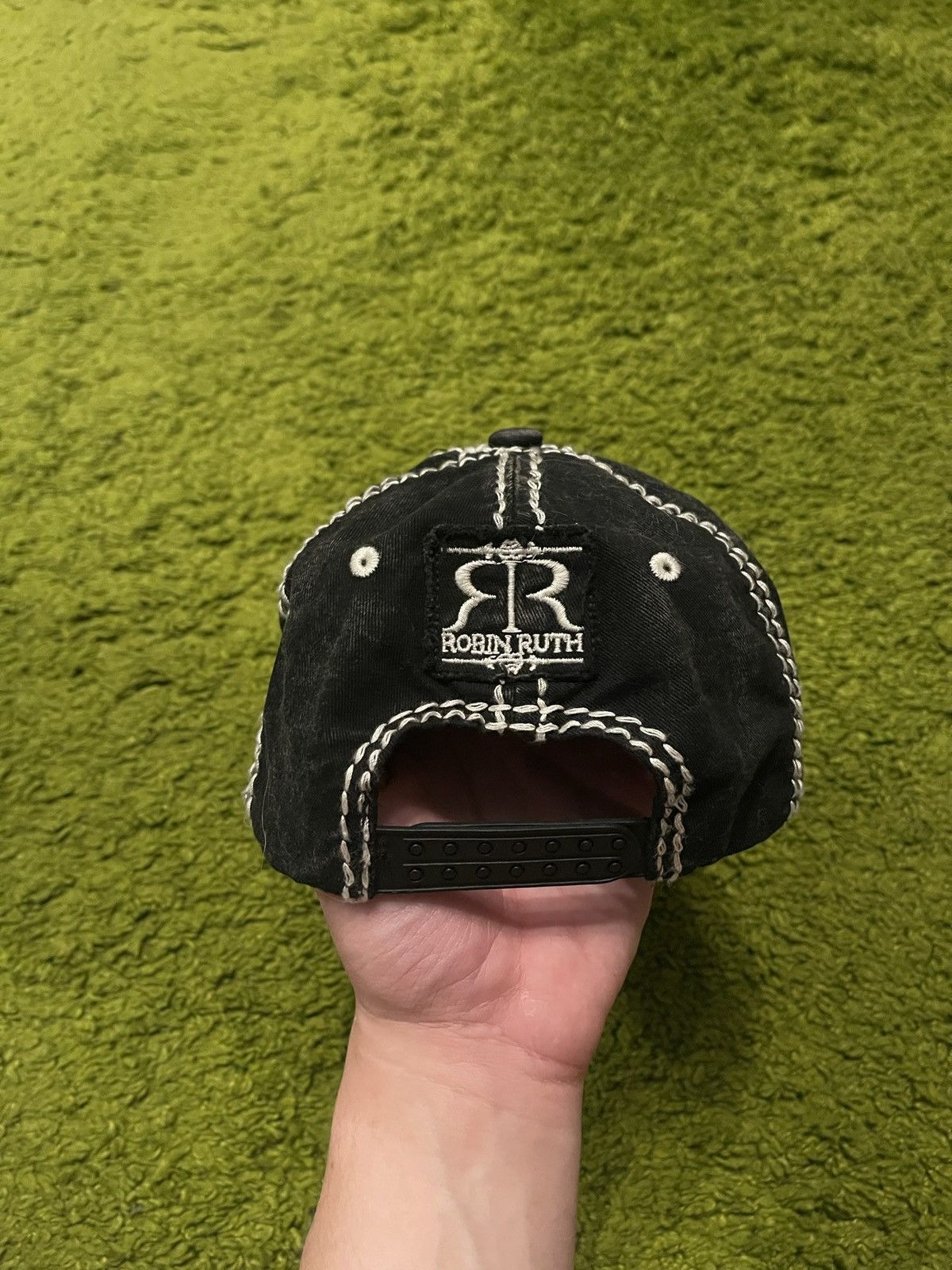 Robin Ruth Robin Ruth Stockholm vintage Y2K vive embroidered cap Size ONE SIZE - 3 Thumbnail