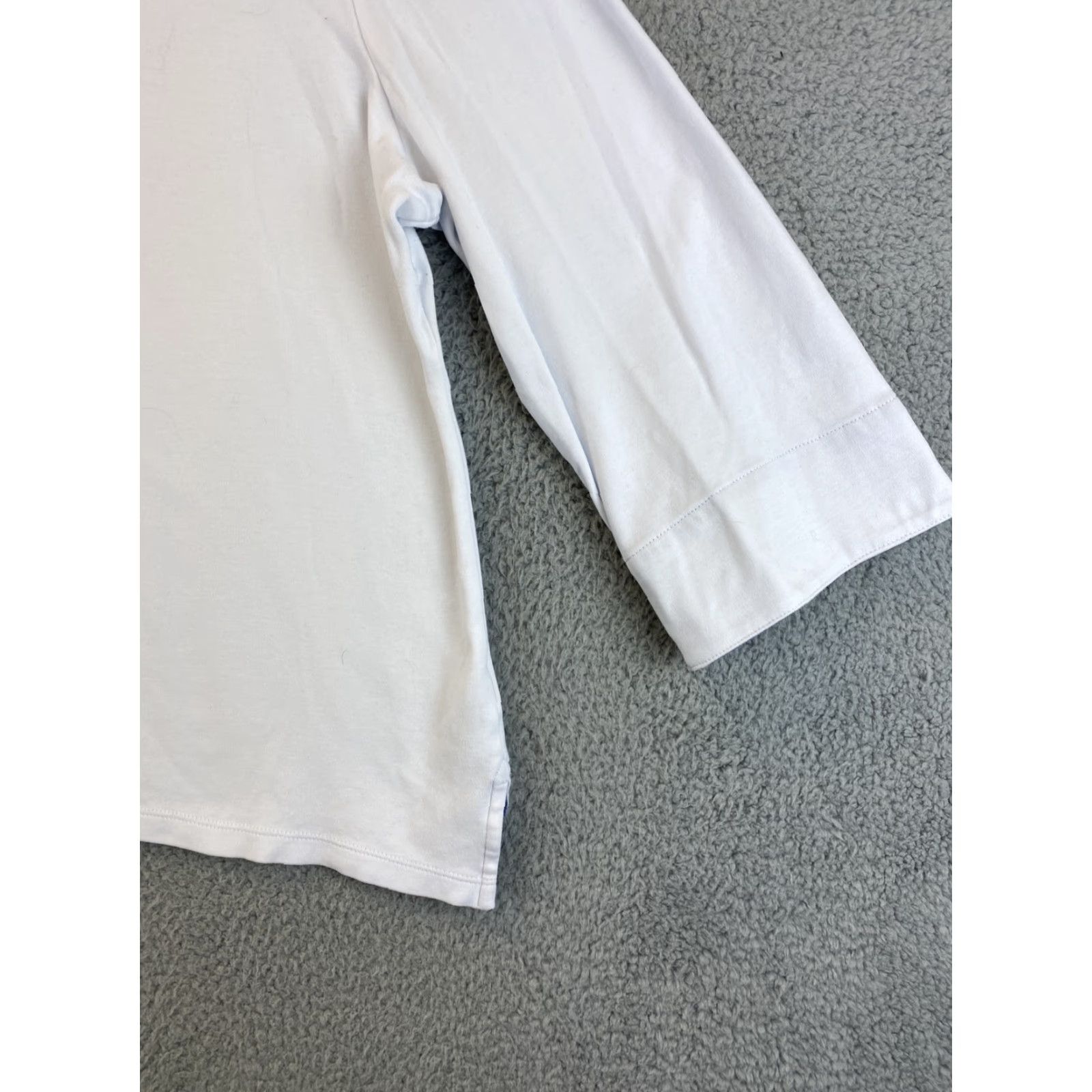 Nautica VINTAGE? (No) Nautica Blouse Women 3/4 Sleeve Round Neck Pullover White XXL 2XL Women’s Shirt Top 3/4 Sleeve White Nautica Womens Blouse 2XL Size XXL / US 16-18 / IT 52-54 - 2 Thumbnail