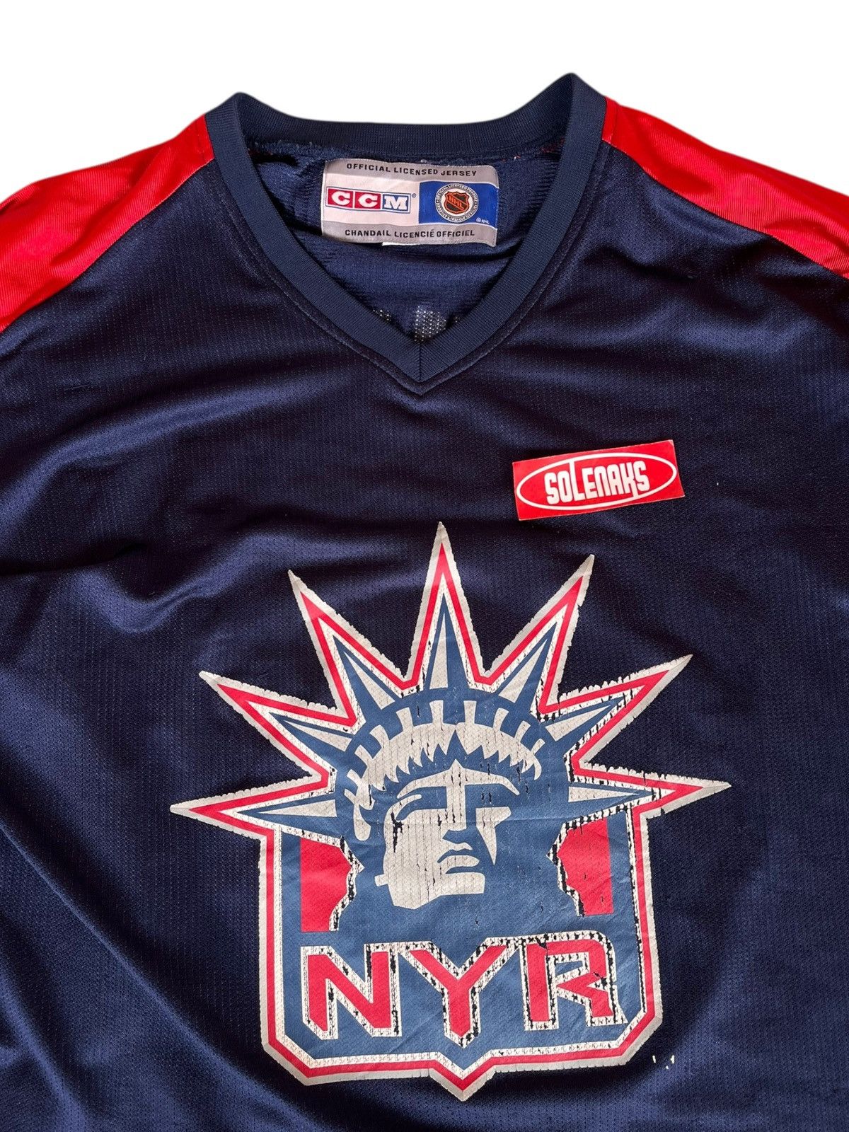 NHL Vintage New York Rangers Hockey USA rare Size US XXL / EU 58 / 5 - 2 Thumbnail