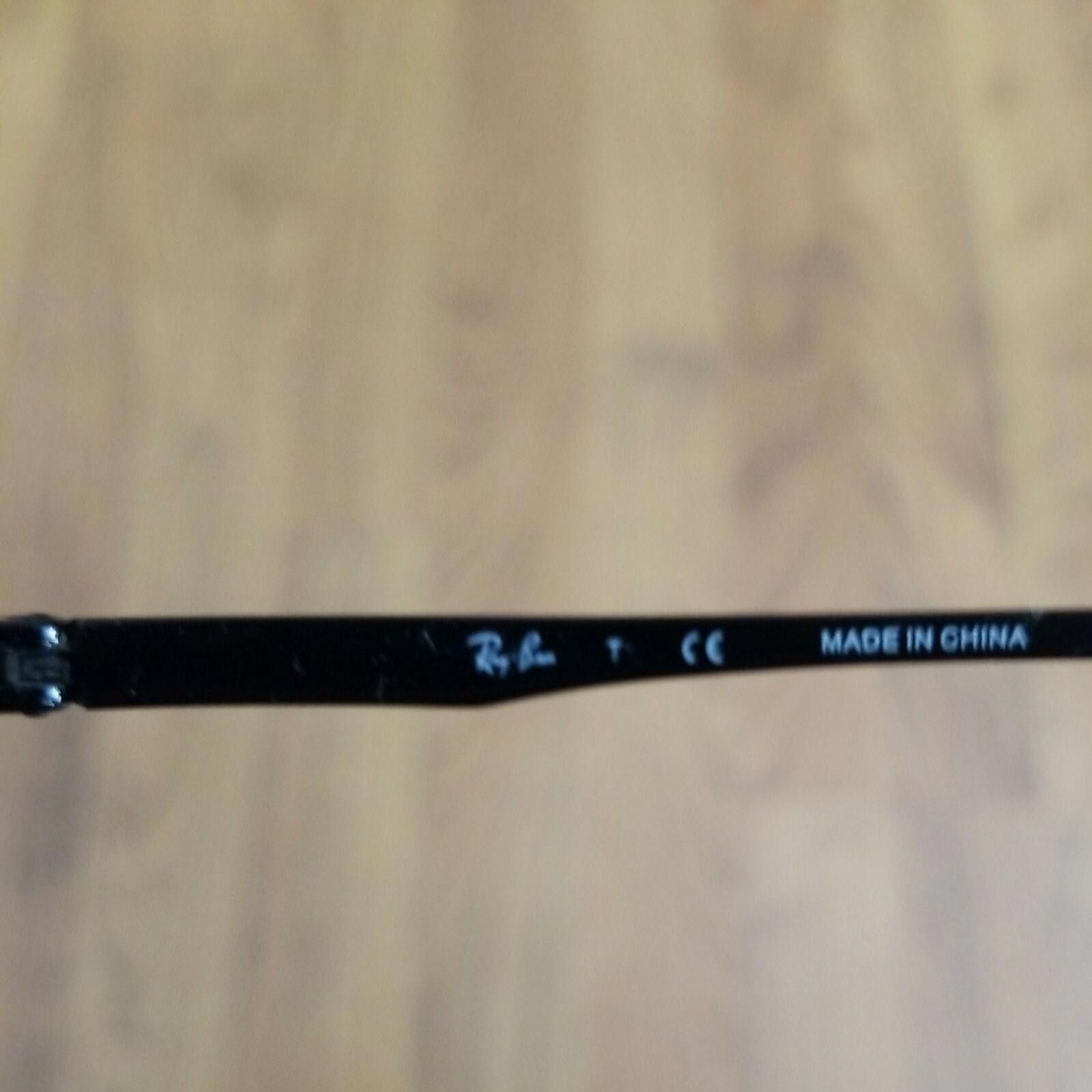 RayBan Ray-Ban Sunglass Frames Only Rectangular Full Rim Black Size ONE SIZE - 3 Thumbnail