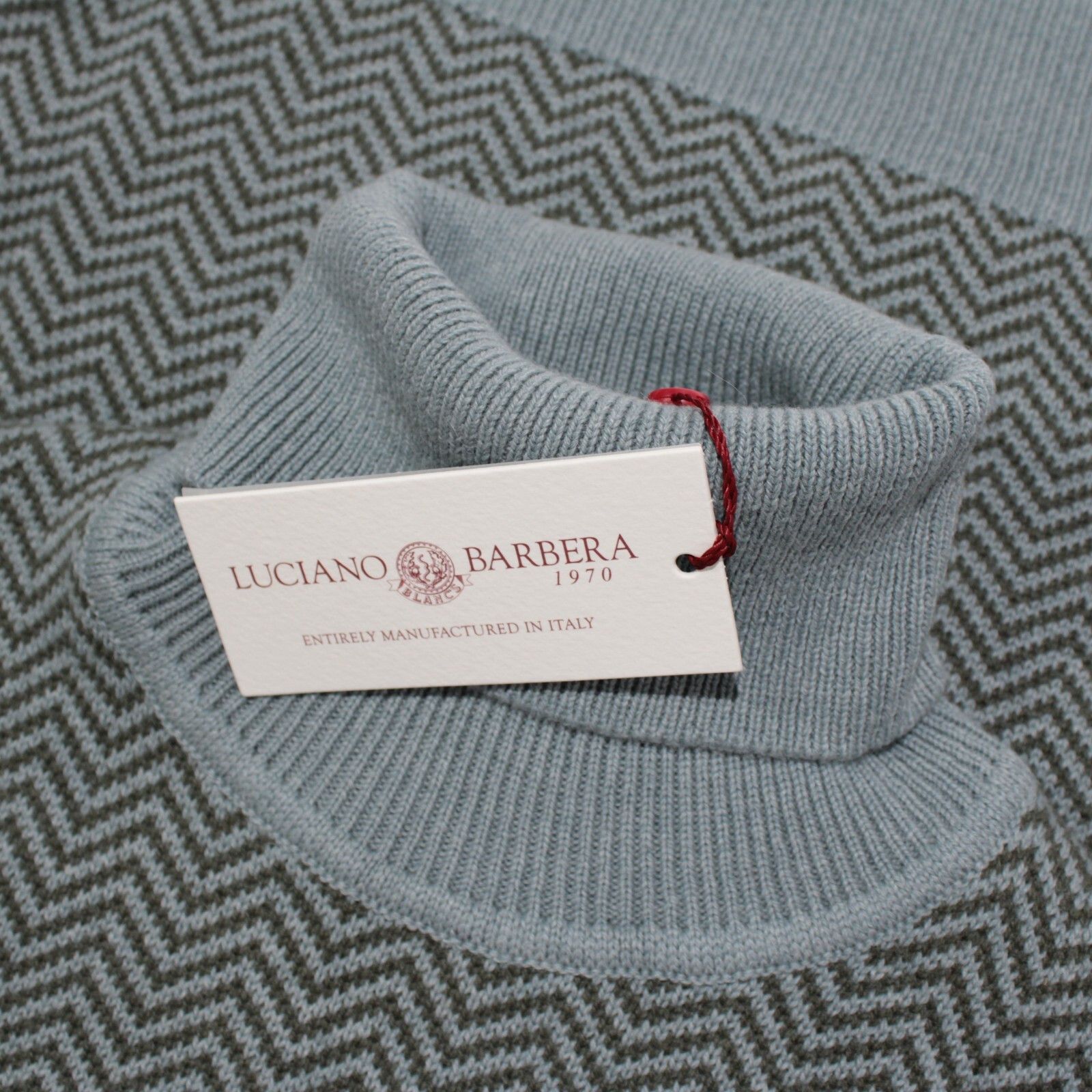 Luciano Barbera Luciano Barbera Sweater Size US M in Blue Size US M / EU 48-50 / 2 - 1 Thumbnail