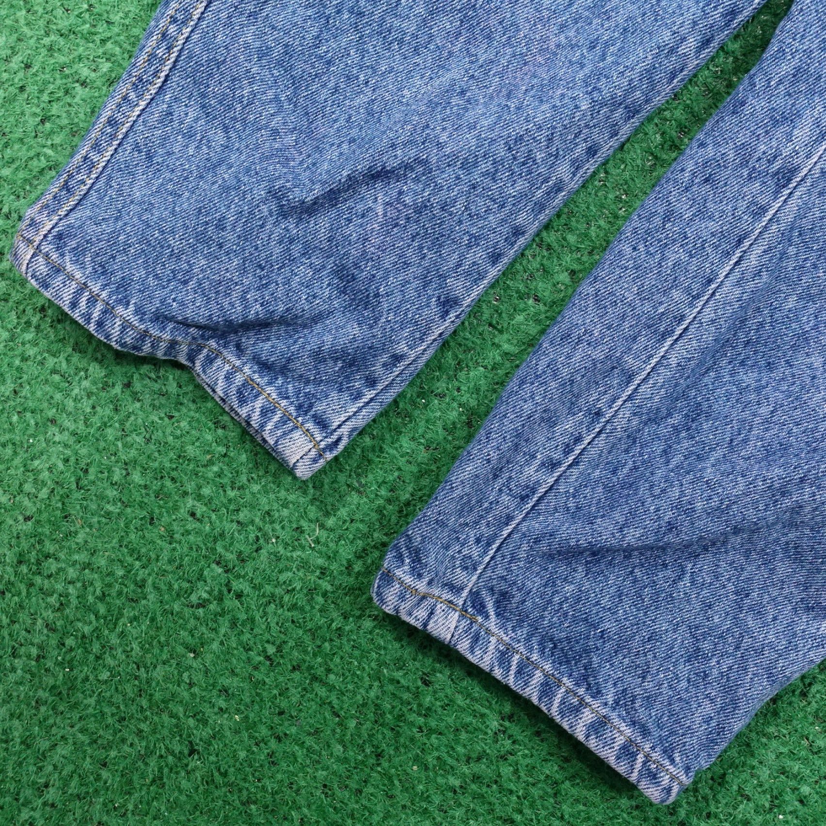 Lee VINTAGE LEE Denim Jeans Womens Size 12P Petite Blue Tapered (28x26) USA Made Size 34" / US 12 / IT 48 - 7 Thumbnail