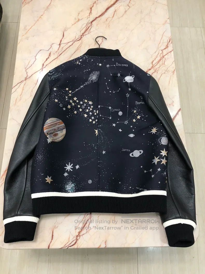 Valentino Valentino Cosmic Starry Sky Sheepskin Patchwork Jacket Size US S / EU 44-46 / 1 - 2 Thumbnail