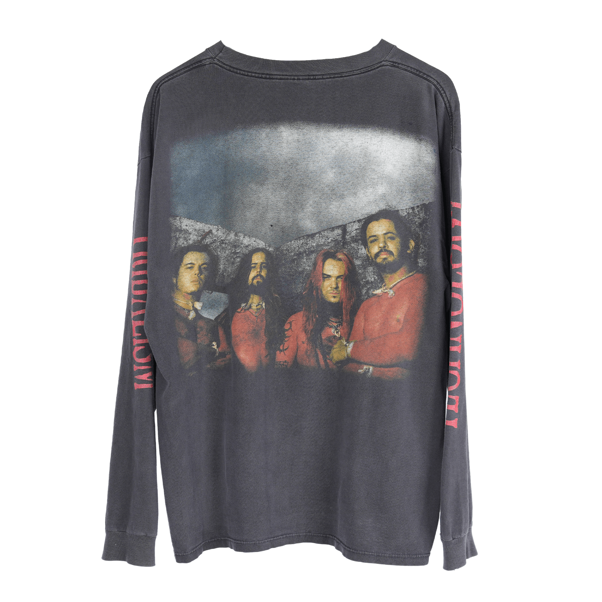 Vintage VINTAGE SEPULTURA FADED BLUE GRAPE LONG SLEEVE SHIRT Size US XL / EU 56 / 4 - 2 Thumbnail