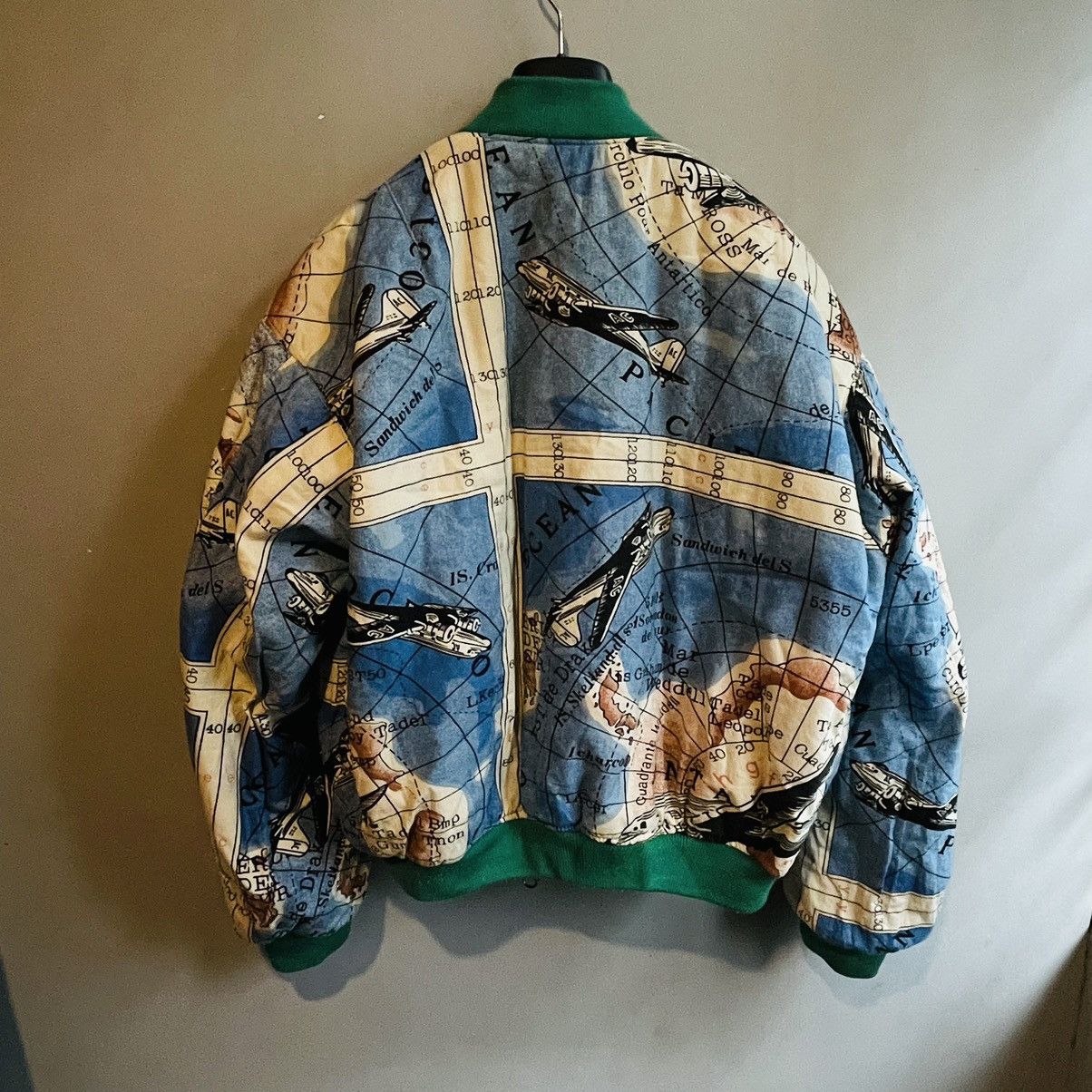 Vintage Vintage Reversible MA-1 Flight Jacket Size US M / EU 48-50 / 2 - 2 Thumbnail