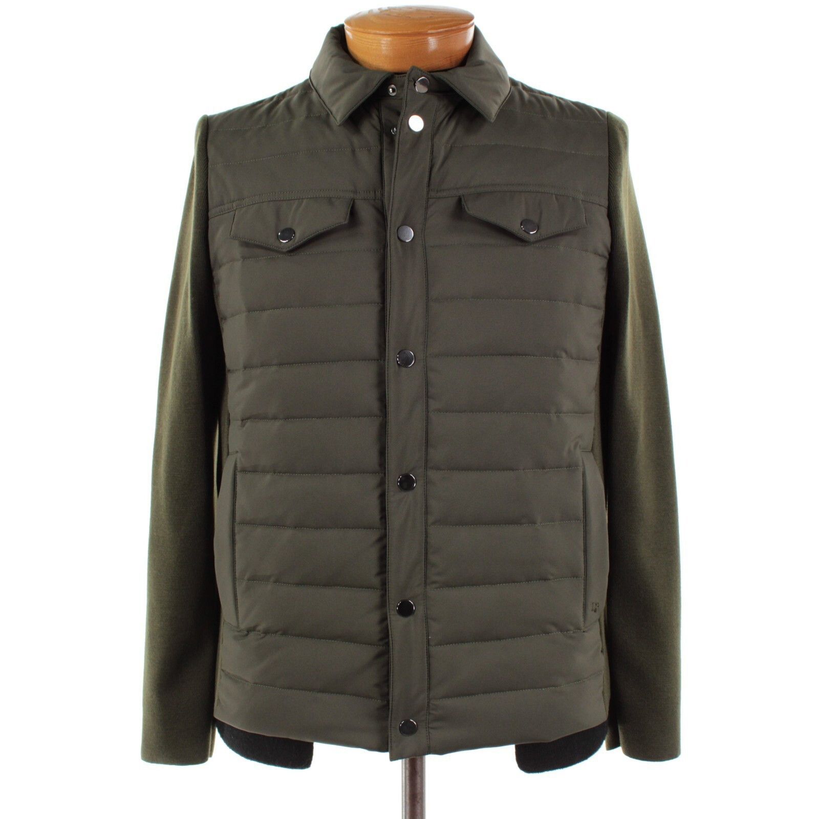 Luciano Barbera Luciano Barbera Jacket Size M US In Green Polyester & Wool Size US M / EU 48-50 / 2 - 1 Thumbnail