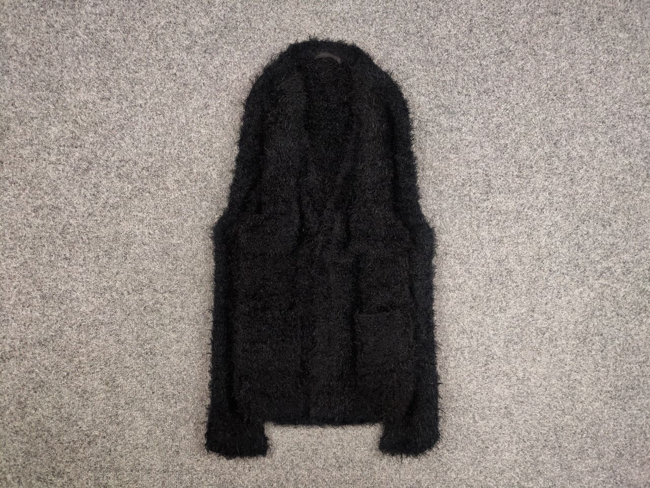 Japanese Brand × Vintage Vintage 90's Japanese Cardigan Mohair Style Fuzzy Sweater Size US M / EU 48-50 / 2 - 1 Thumbnail