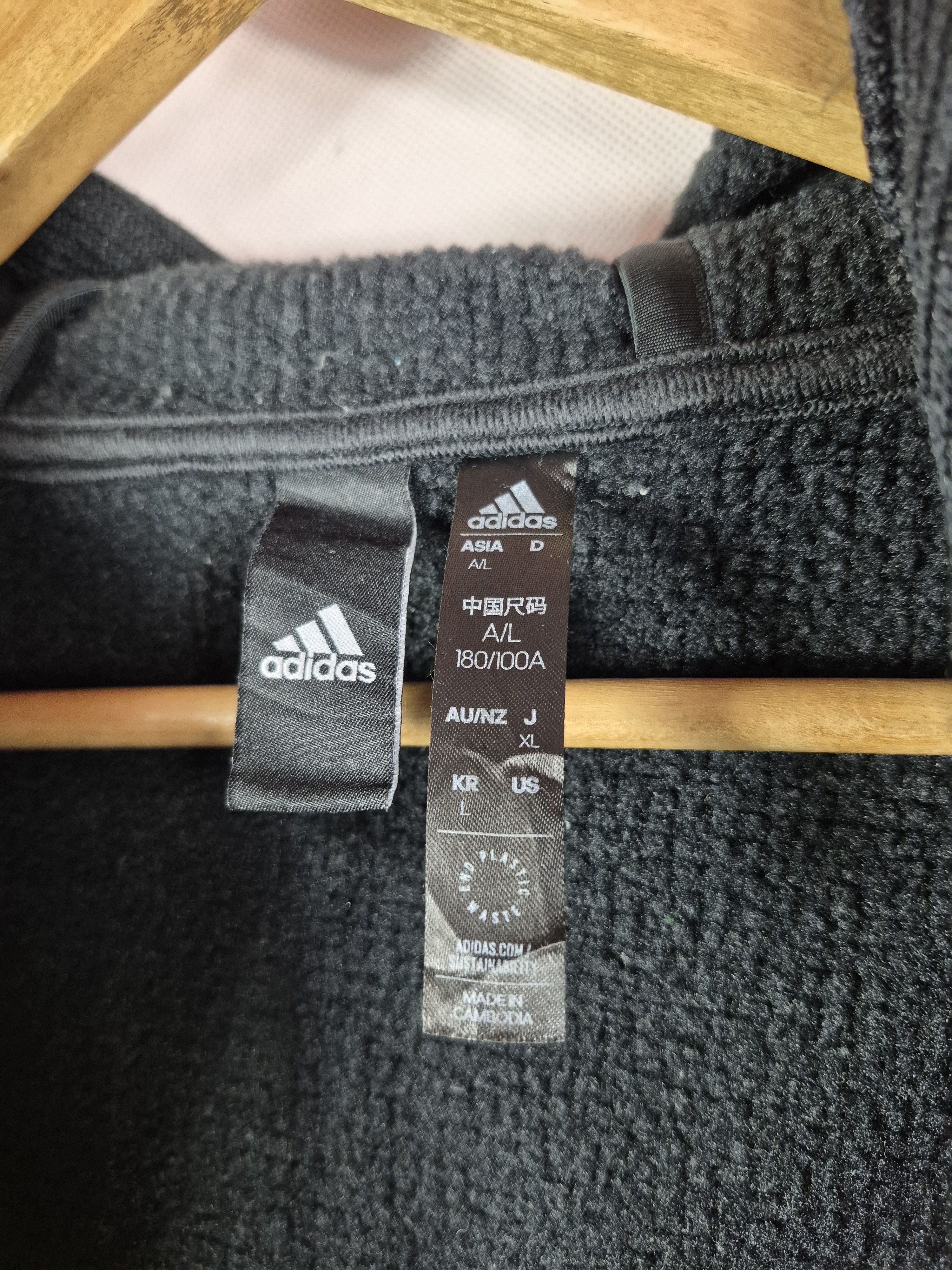 Adidas 🔥 Adidas Waffle End Plastic Waste Hoodie Sweater Size US L / EU 52-54 / 3 - 11 Thumbnail