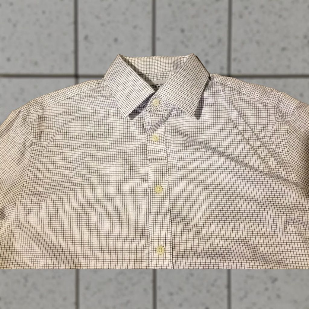Charles Tyrwhitt Charles Tyrwhitt Dress Shirt White 16.5 35 Cotton Button Mens Regular Size 16.5 35 Size 46R - 1 Thumbnail