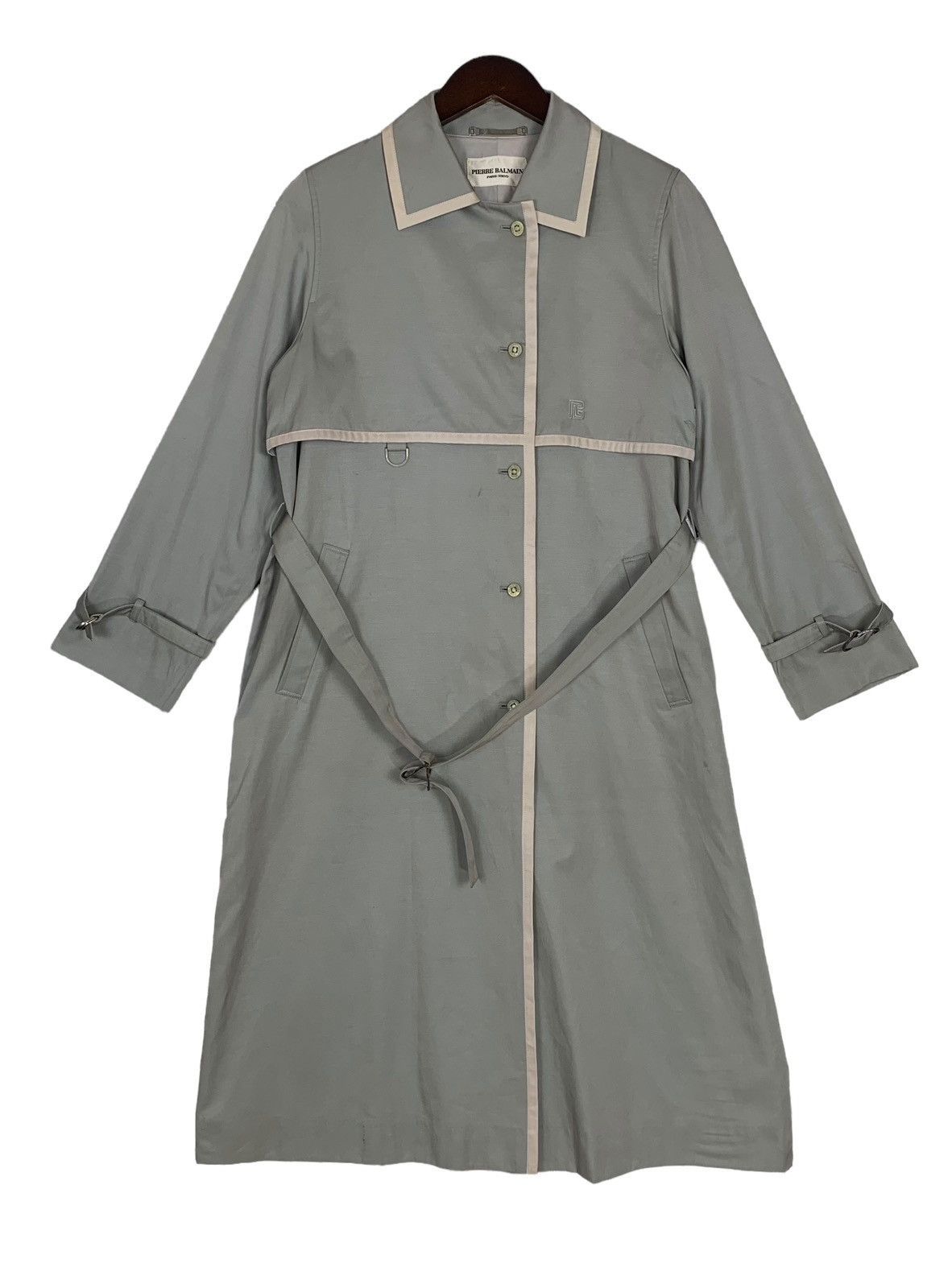 Designer × Pierre Balmain Pierre Balmain Paris Designer Luxury Long Coat for Womens Size M / US 6-8 / IT 42-44 - 1 Thumbnail