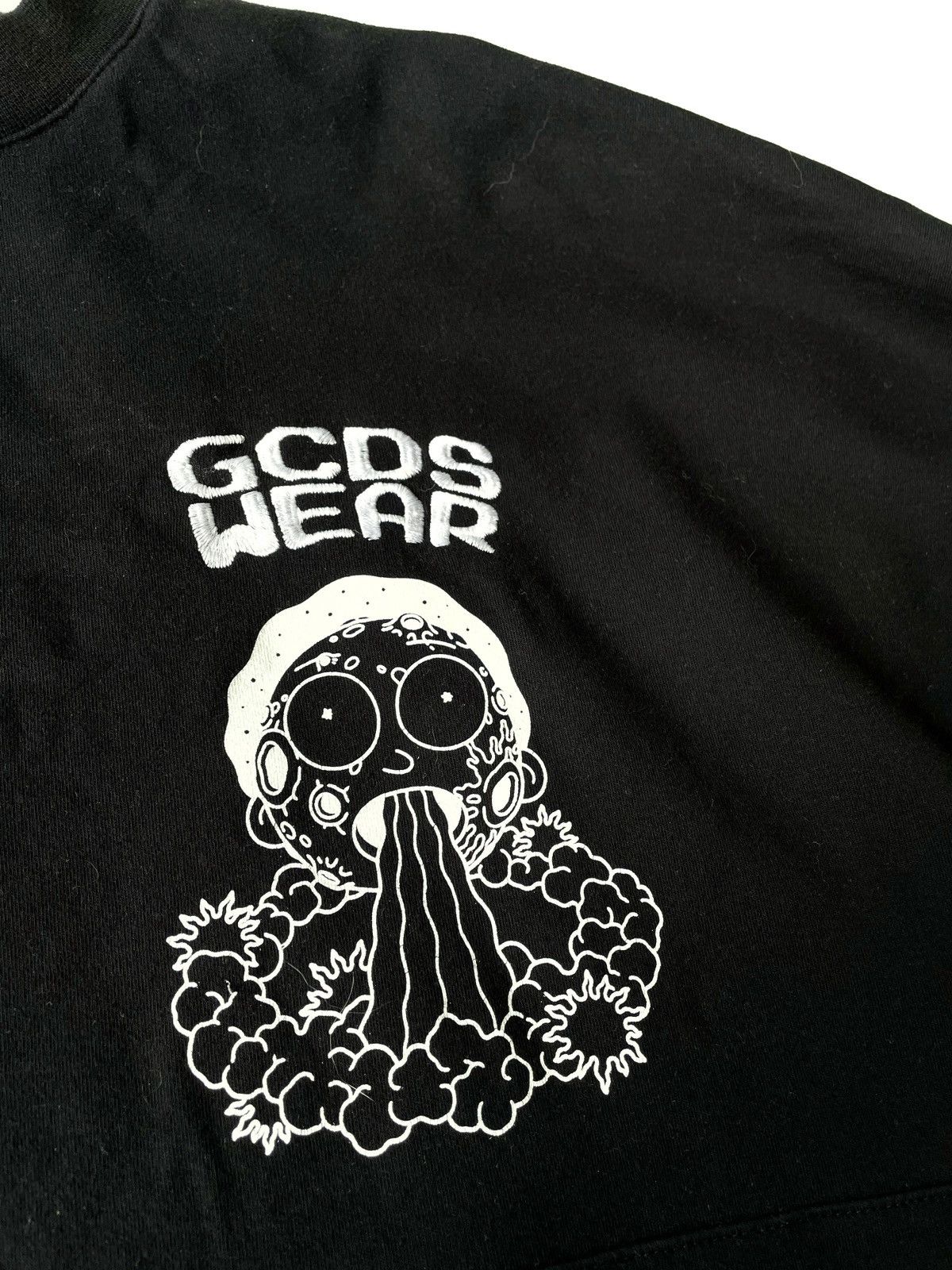 GCDS GCDS Men Black Long Sleeve Rick & Morty Oversized Size L Size US L / EU 52-54 / 3 - 6 Thumbnail