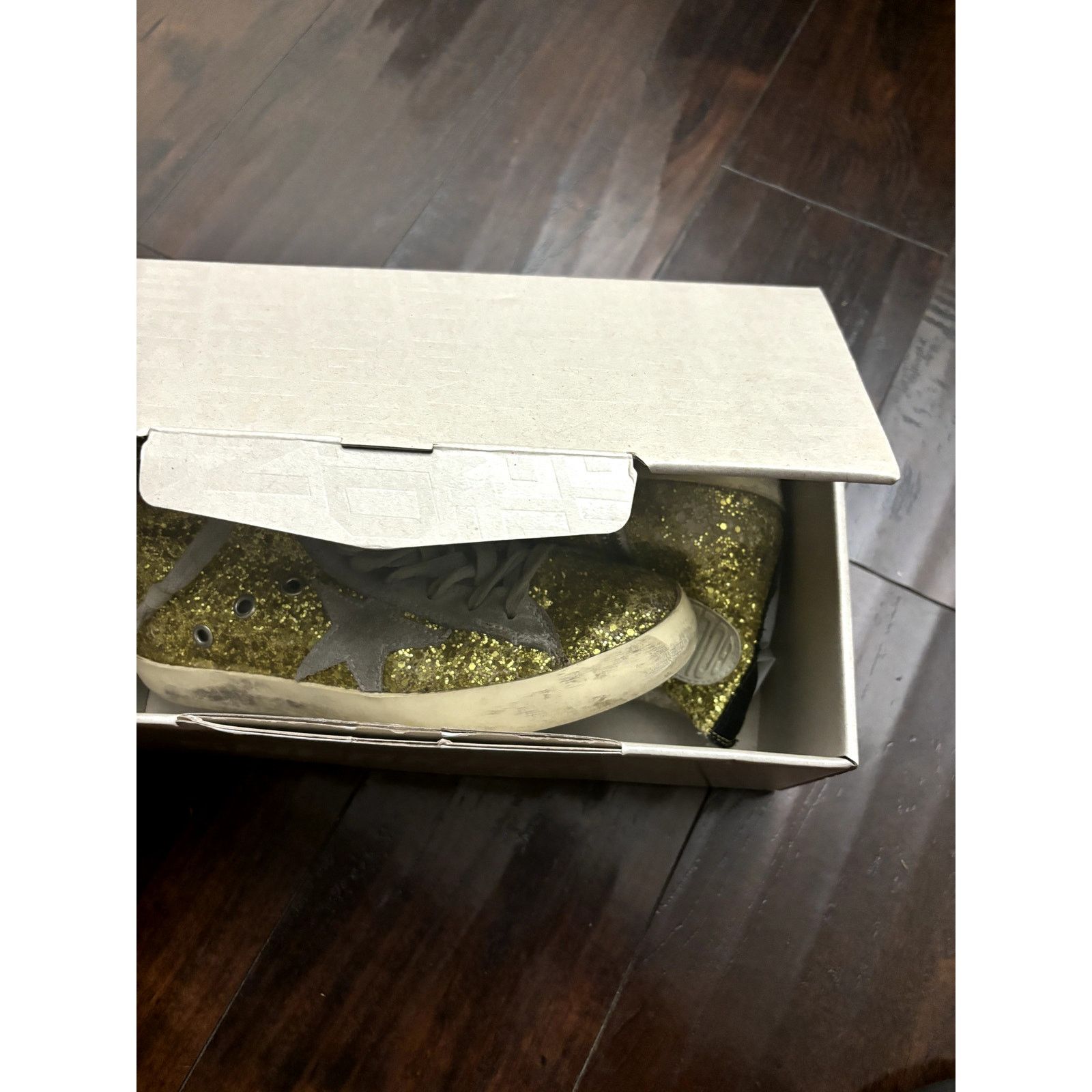 Golden Goose Golden Goose sneakers francy glitter n camoscio lime glitter Size US 5 / IT 35 - 6 Thumbnail