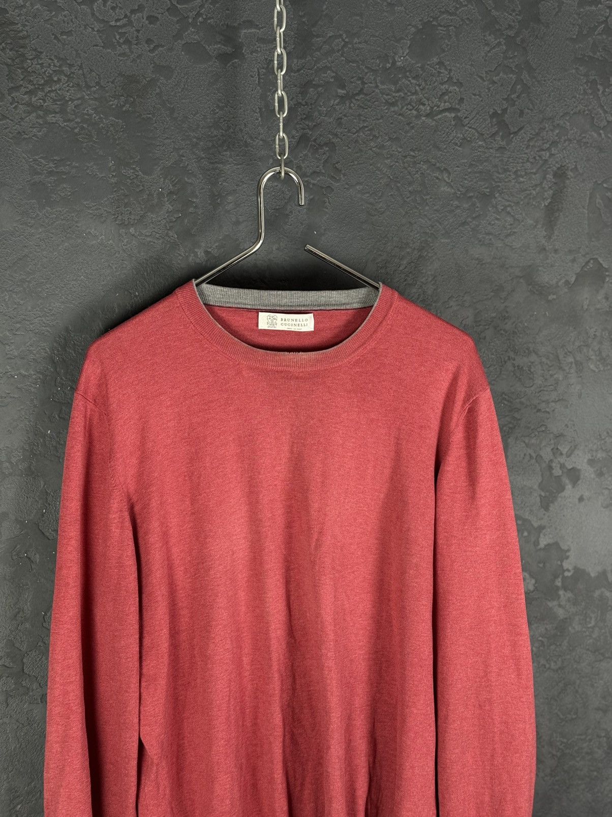 Brunello Cucinelli Mens Brunello Cucinelli Cotton Men’s Sweater Size 54 Size US L / EU 52-54 / 3 - 4 Thumbnail