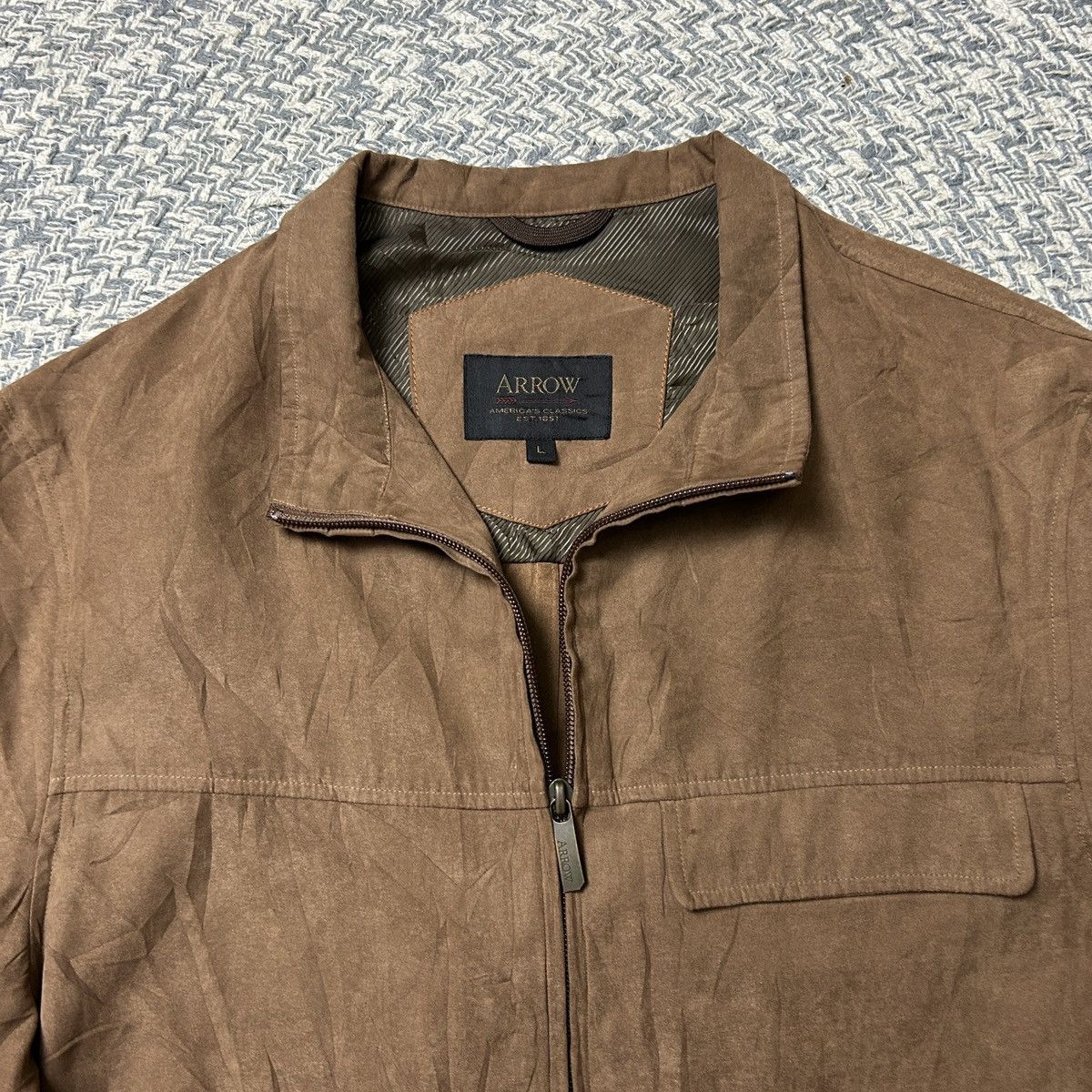 Arrow × Japanese Brand × Vintage Arrow Brown Jacket Size US S / EU 44-46 / 1 - 4 Thumbnail