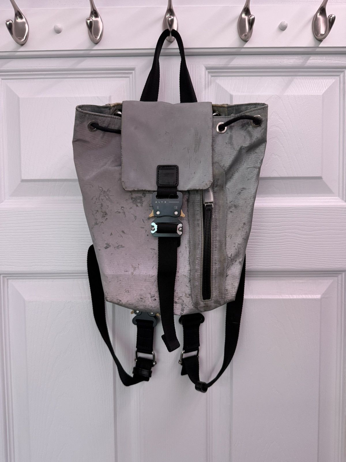 1017 ALYX 9SM 1017 9sm Silver Tank Backpack In 015 Silver Size ONE SIZE - 1 Thumbnail