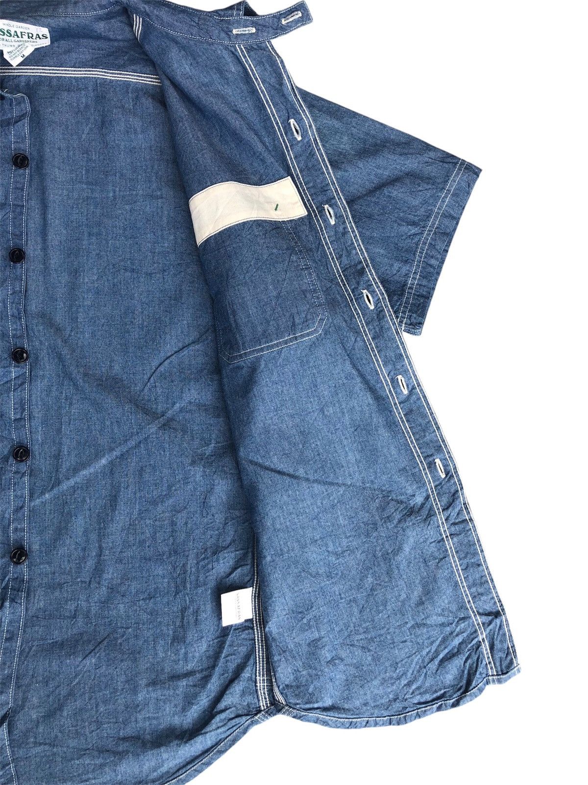 Sassafras Japanese Sassafras Diggin Shirt Denim Size US M / EU 48-50 / 2 - 6 Thumbnail