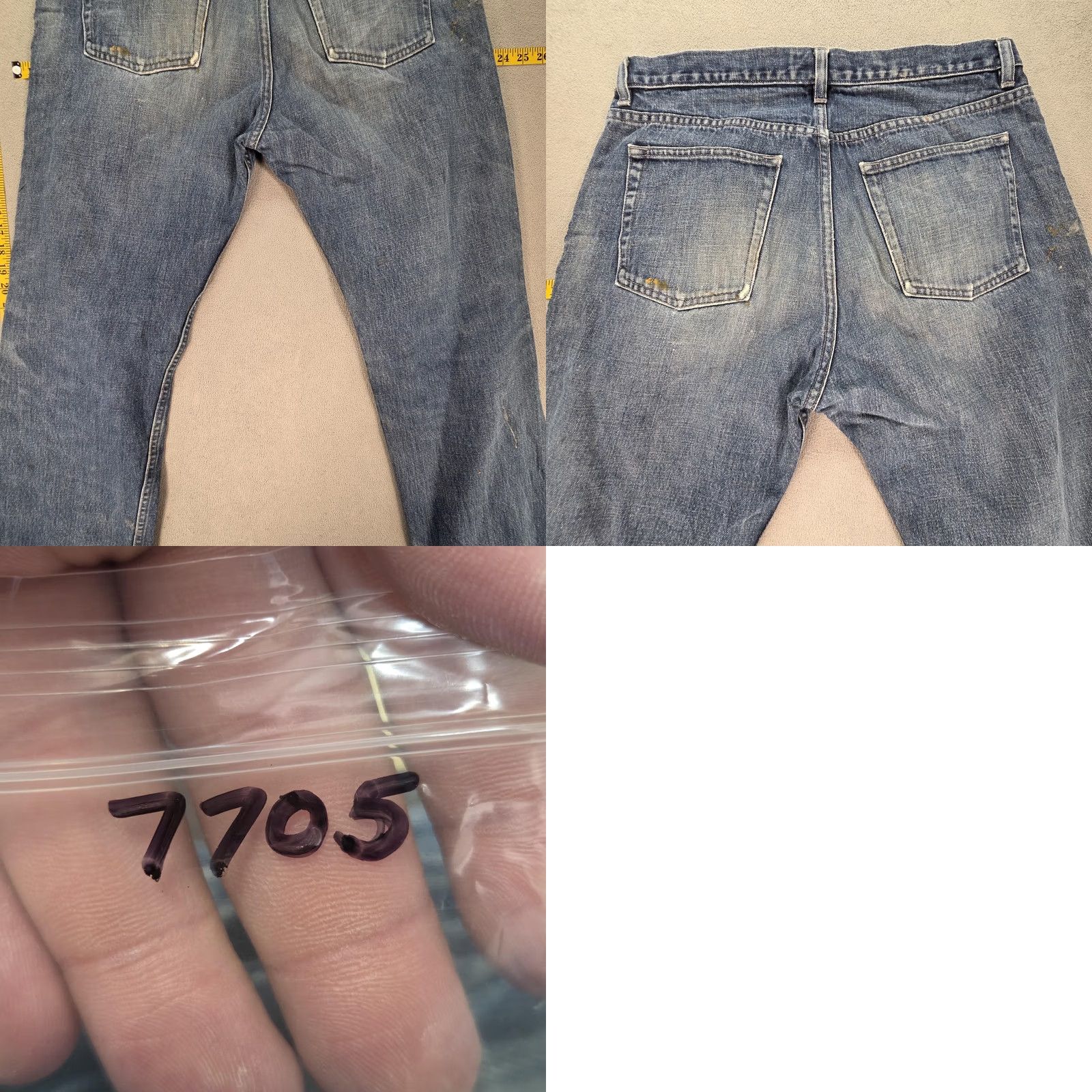 Banana Republic Banana Republic Jeans Mens Straight Denim Blue Medium Wash Distressed 33x31 W38a 33in Inseam 31in Waist 33in Button Fly Pockets Vintage No Size US 33 - 10 Thumbnail