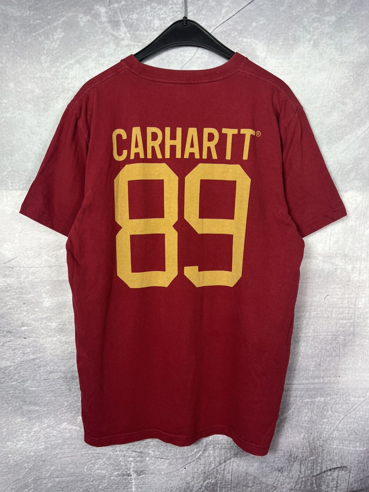 Carhartt WIP Big Printed Number 89 T-shirt Y2k Workwear