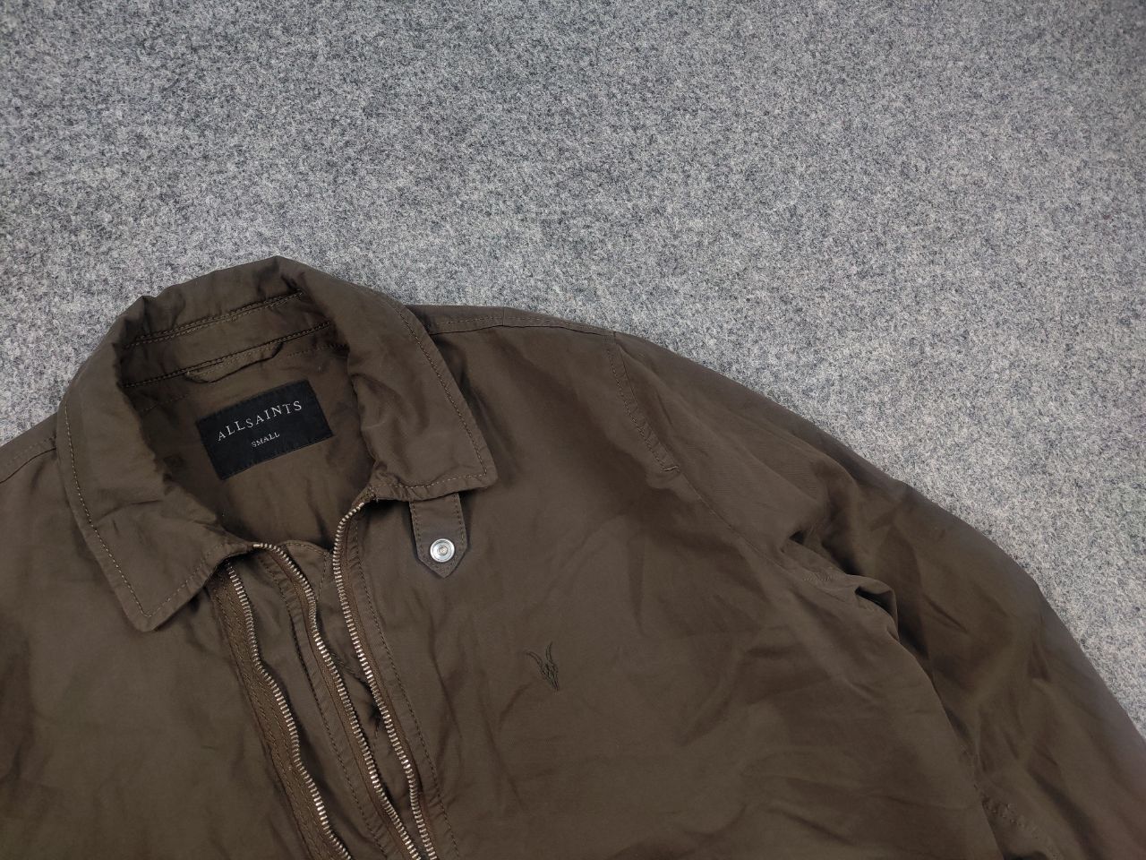 Allsaints Allsaints Nicks Ramskull Military Bomber Jacket Vintage LGB Size US S / EU 44-46 / 1 - 6 Thumbnail