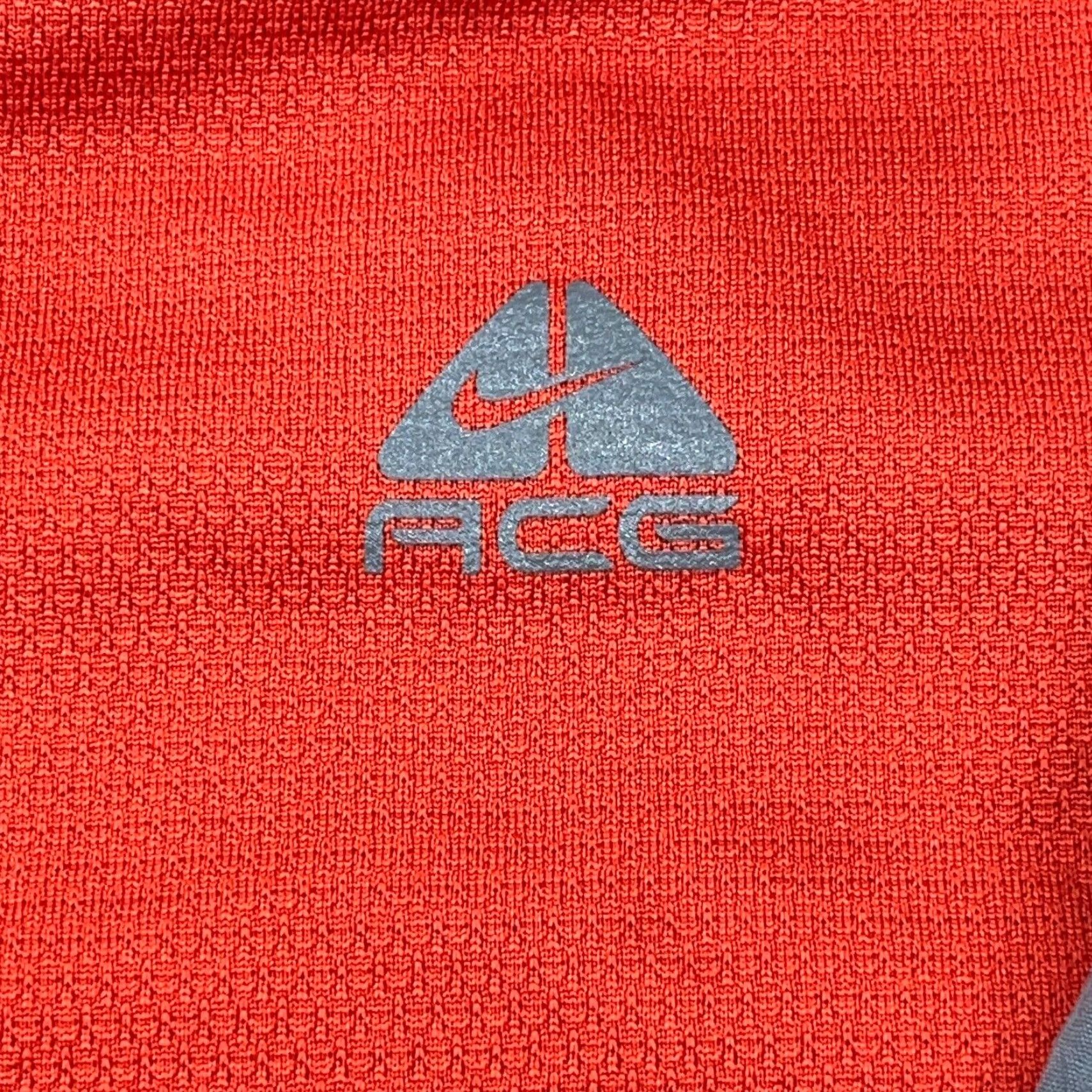 Nike ACG Nike ACG Polo Shirt Men L Red Gray Quarter Zip Pullover Performance Tennis Shirt Size US L / EU 52-54 / 3 - 4 Thumbnail