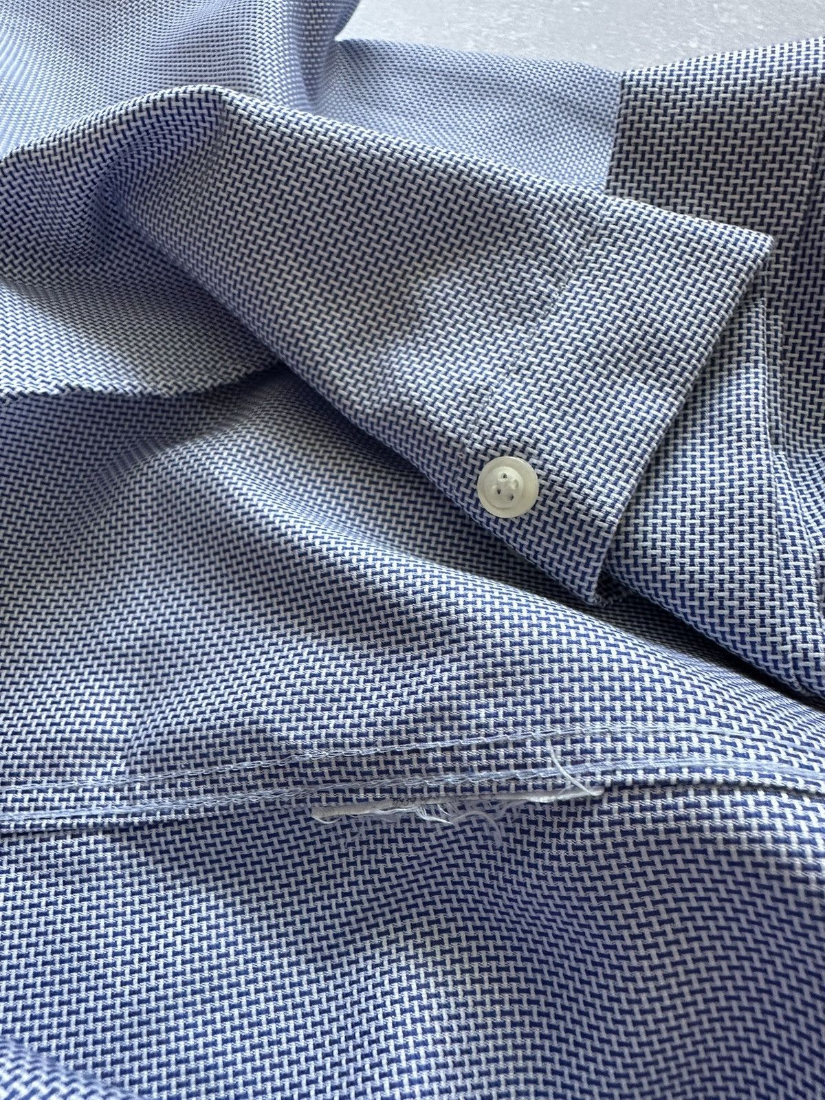 Boggi boggi milano shirt long sleeve slim fit size 40/15 blue Size US M / EU 48-50 / 2 - 11 Thumbnail